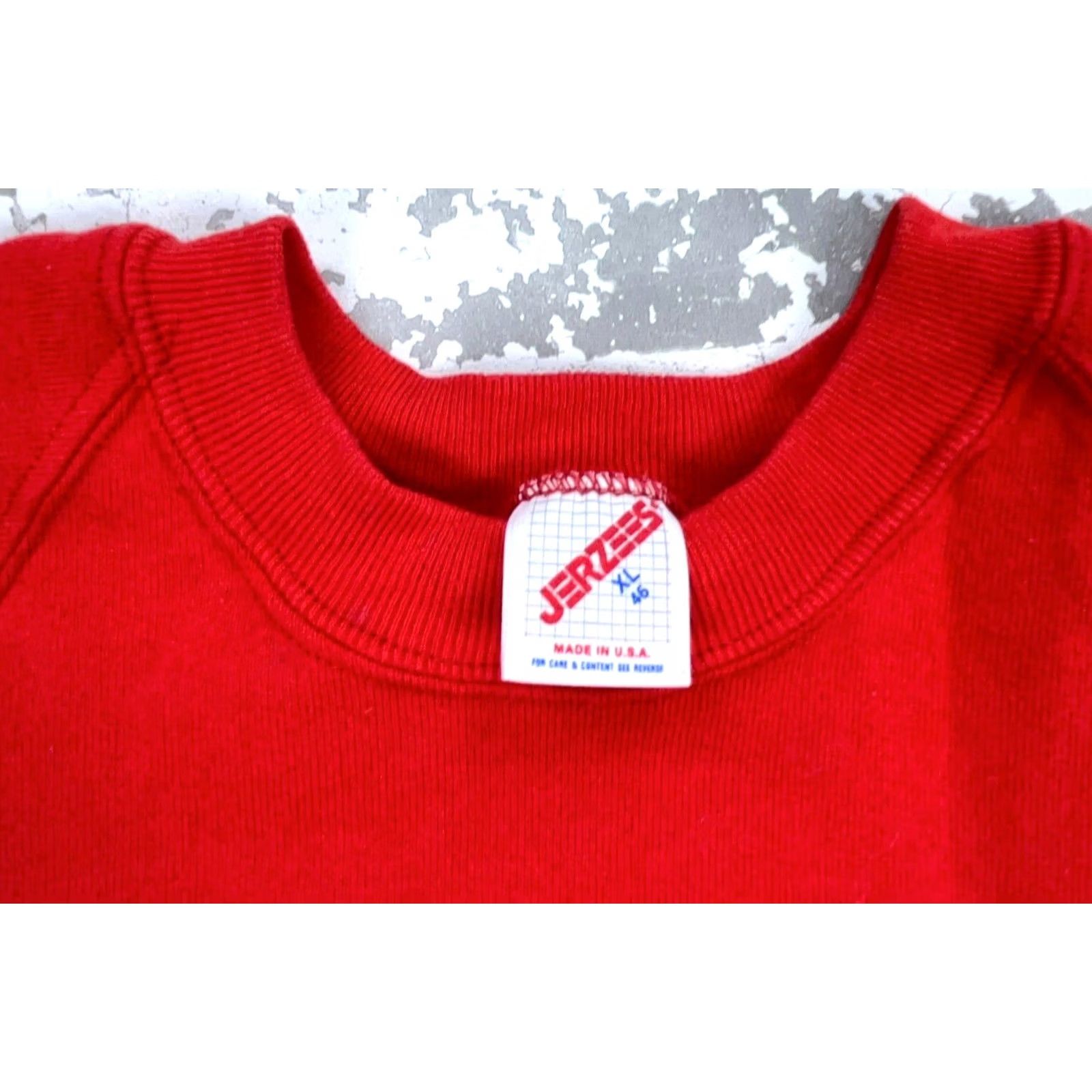 Jerzees VINTAGE Jerzees Sweatshirt Men XL Red Crewneck Pullover Sweatshirt 90s Y2K Made In USA Mens Size US XL / EU 56 / 4 - 2 Thumbnail