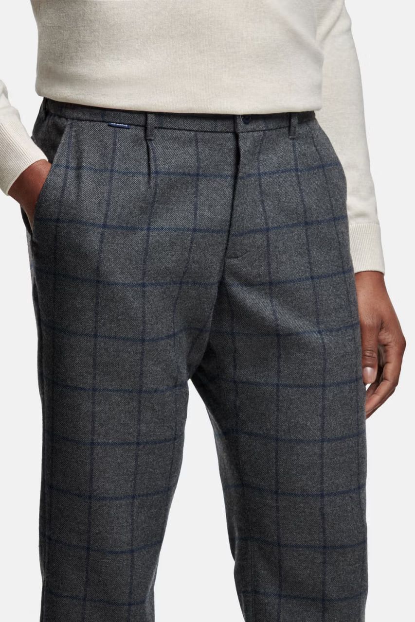 Other MR Marvis Design The Flannels Wool Blend Gray Trouser Pants Size US 32 / EU 48 - 1 Thumbnail