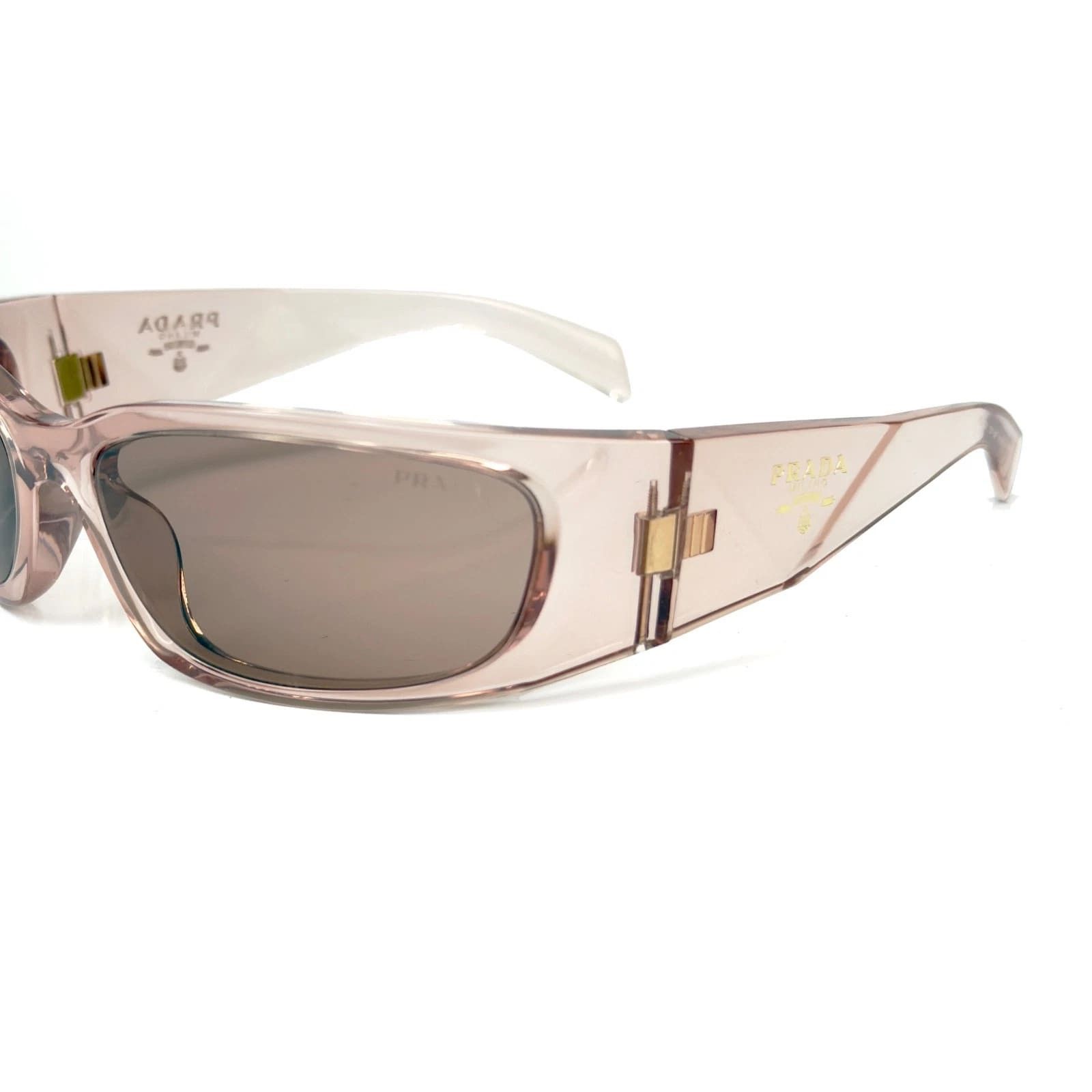 Prada PRADA SYMBOLE Pink Bold Wrap PRA14S A14 Fashion Sunglasses Size ONE SIZE - 8 Thumbnail