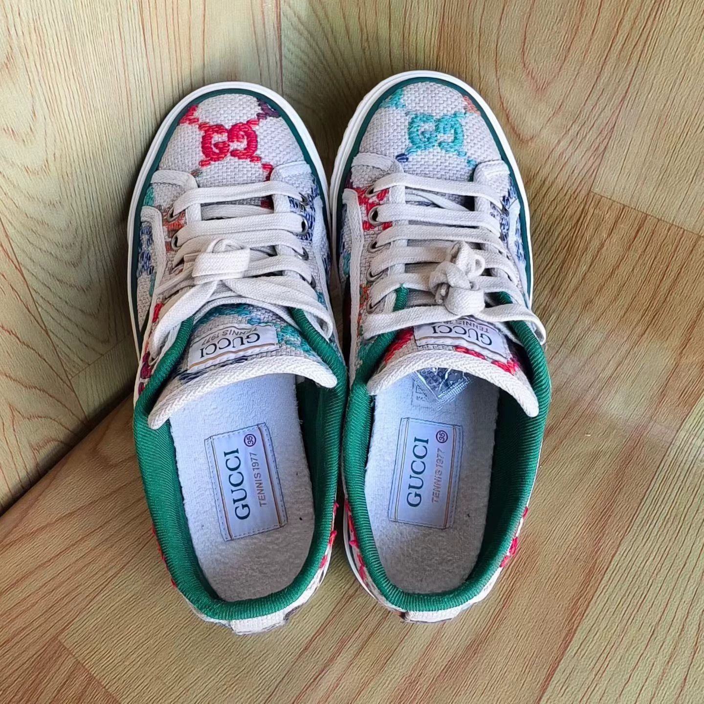 Gucci GUCCI Tennis 1977 Casual Fashion Sneakers Size US 5 / IT 35 - 3 Thumbnail