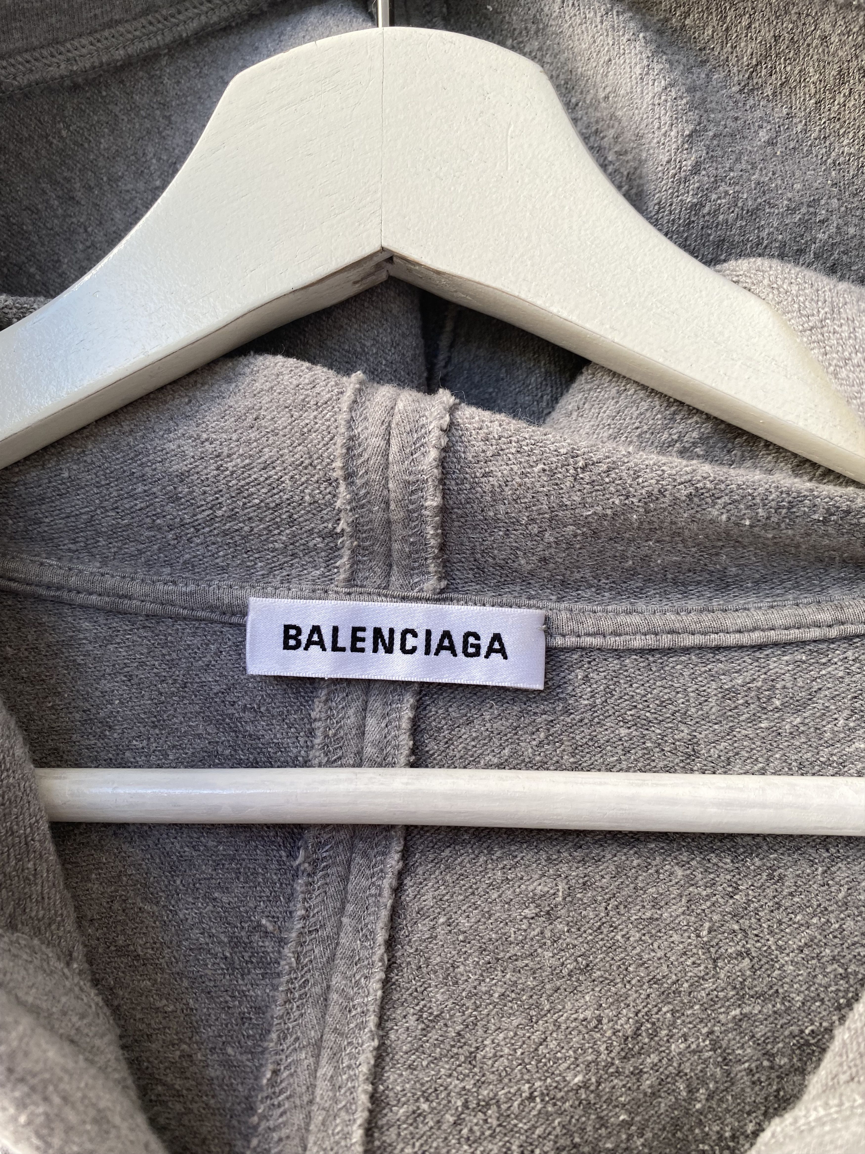 Balenciaga small logo zip up hoodie Size US M / EU 48-50 / 2 - 3 Thumbnail