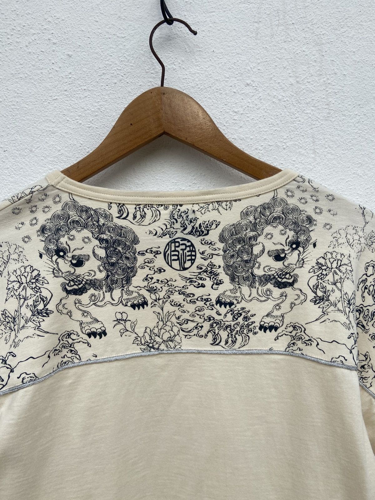 Karakuri Tamashii 🔥 Vtg Japan Sukajan t shirt long sleeve Karakuri Tamashi Size US M / EU 48-50 / 2 - 7 Thumbnail
