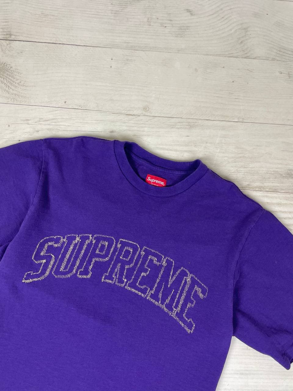 Supreme Supreme Sketch Embroidered Big Logo T Shirt Size US M / EU 48-50 / 2 - 2 Thumbnail