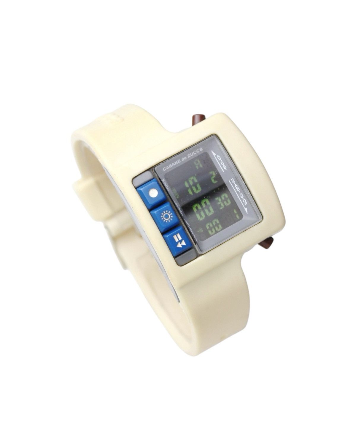 Issey Miyake × Seiko 1997 CABANE DE ZUCCA SEIKO LE CHOCOLAT DIGITAL WATCH Size ONE SIZE - 2 Thumbnail