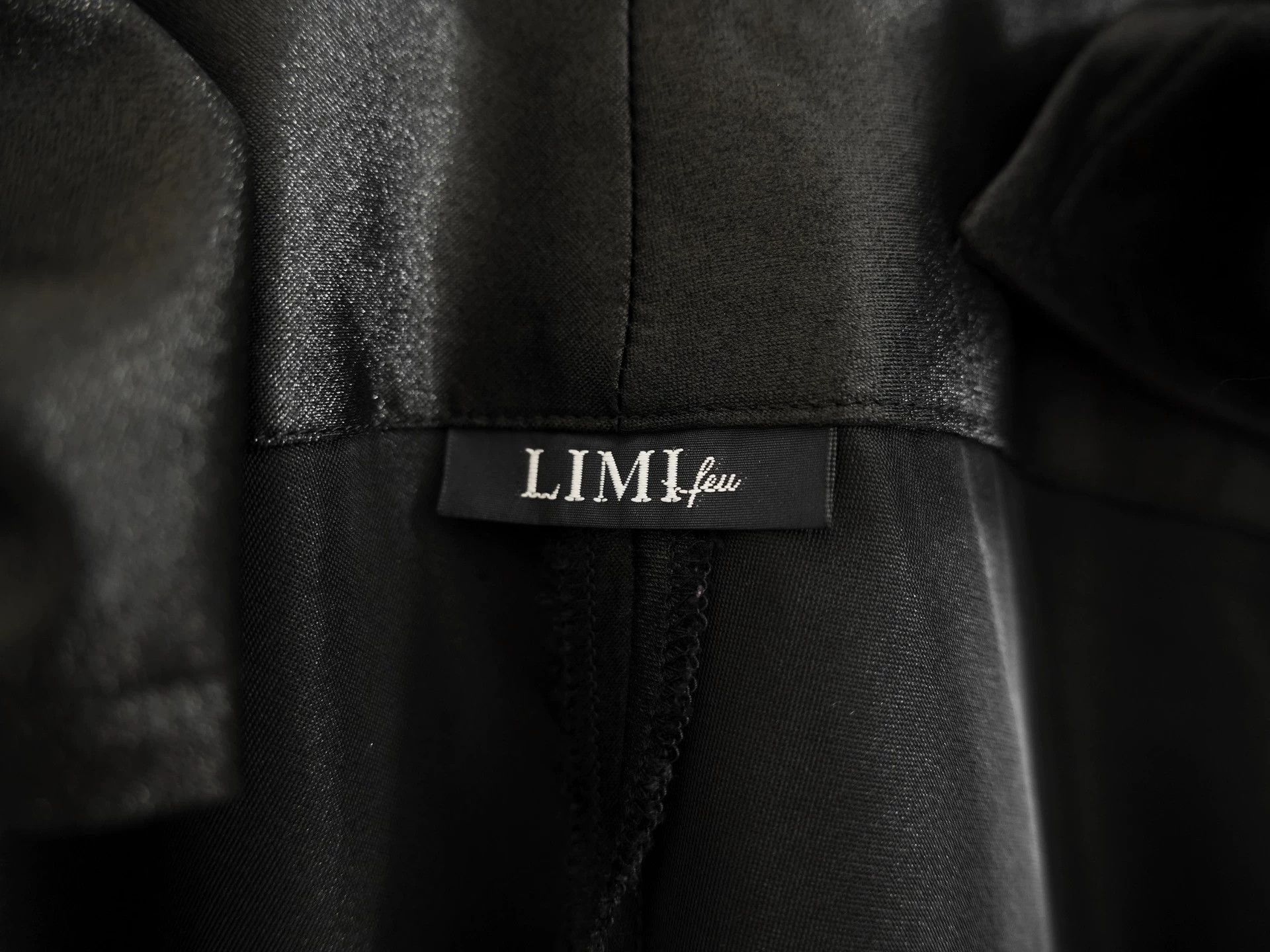 Limi Feu Limi Feu Bowknot Suspender Pants Black Shimmer S Size 26" / US 2 / IT 38 - 8 Thumbnail