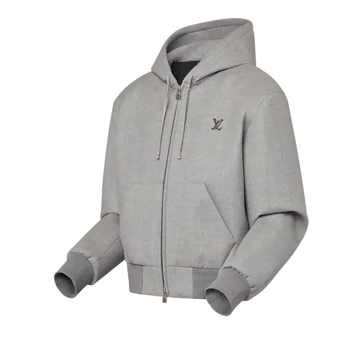 Louis Vuitton Tailored Technical Wool Hooded Blouson Size US XXS / EU 40 - 2 Thumbnail