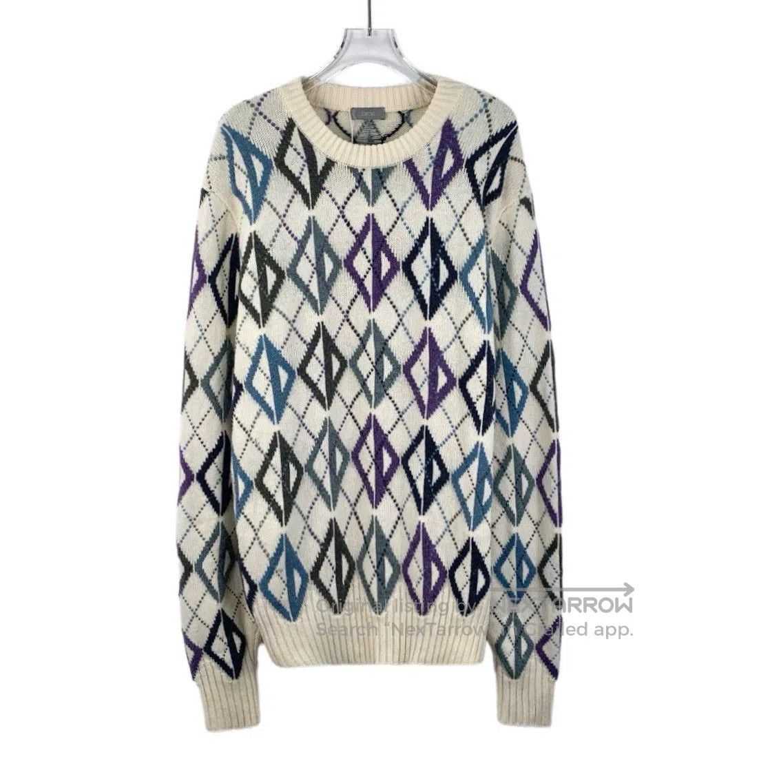 Dior dior multicolor wool crewneck long sleeve sweater. Size US M / EU 48-50 / 2 - 1 Thumbnail