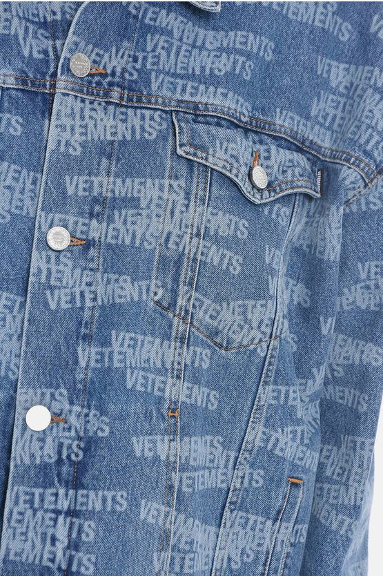 Vetements o1y0924 Denim Jacket in Blue Size US S / EU 44-46 / 1 - 5 Thumbnail