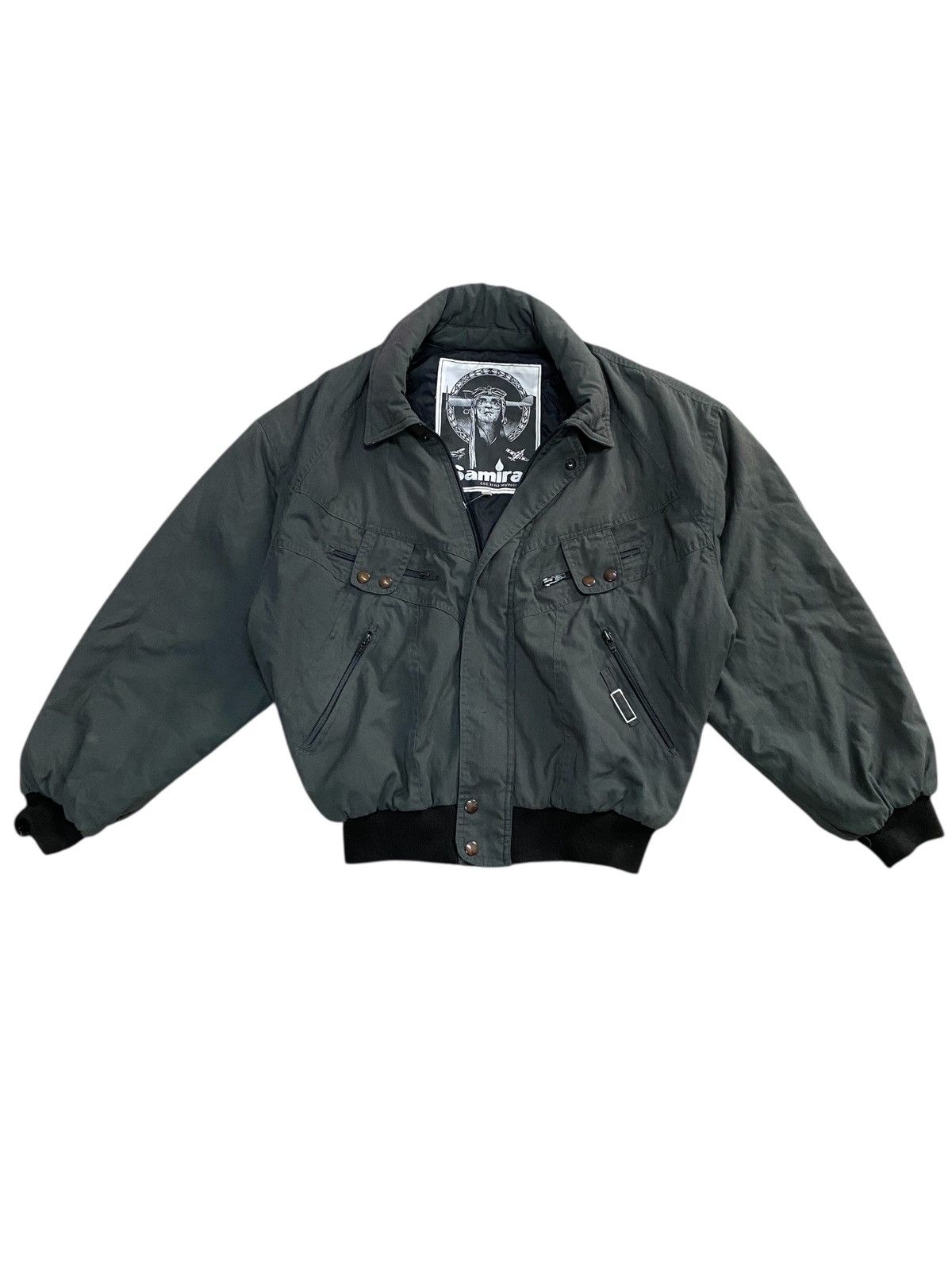 Japanese Brand Vintage samira flight jacket issey sport style Size US M / EU 48-50 / 2 - 1 Thumbnail
