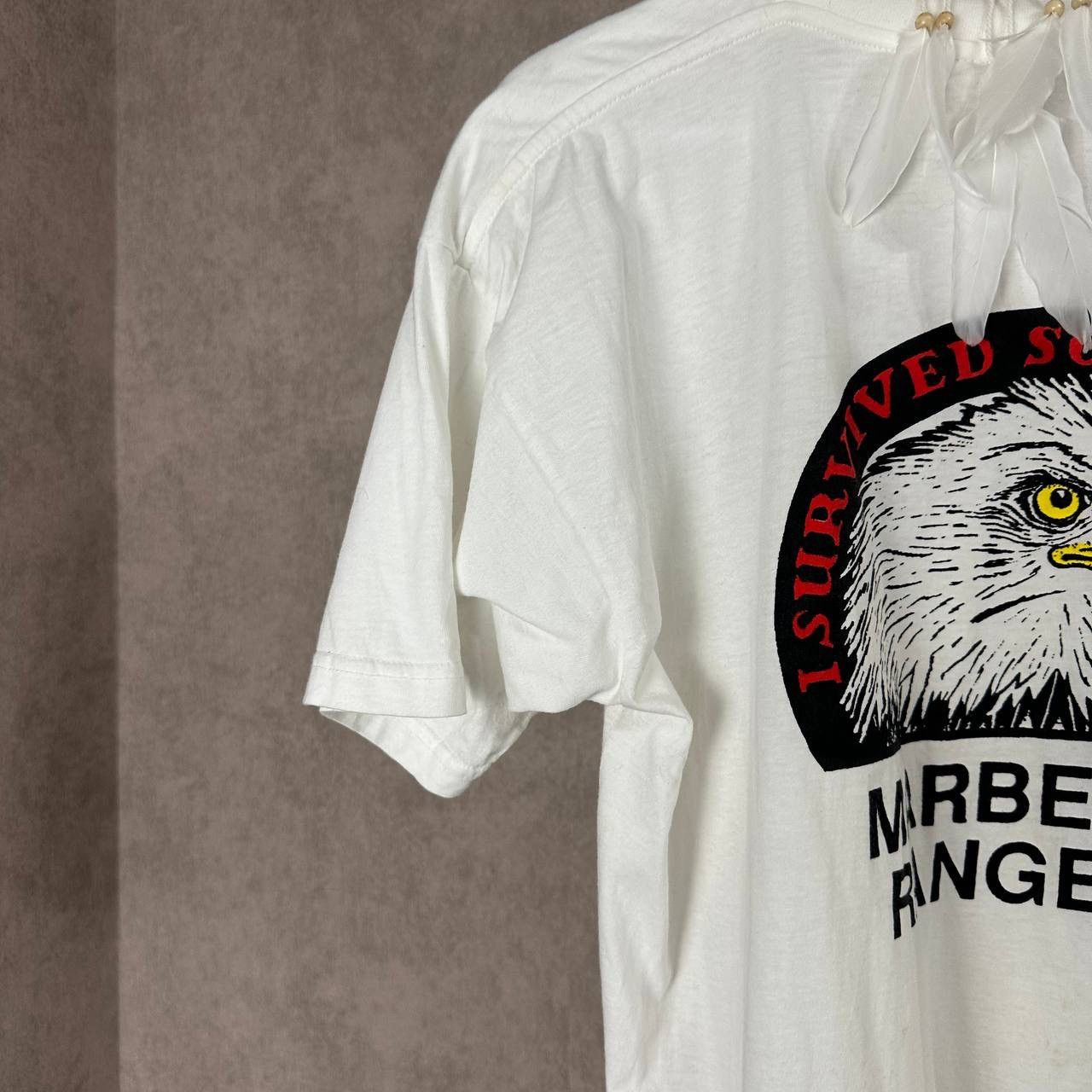 Vintage Vintage Marbella Ranger tee Moto T-shirts Big Logo Eagle Size US L / EU 52-54 / 3 - 4 Thumbnail