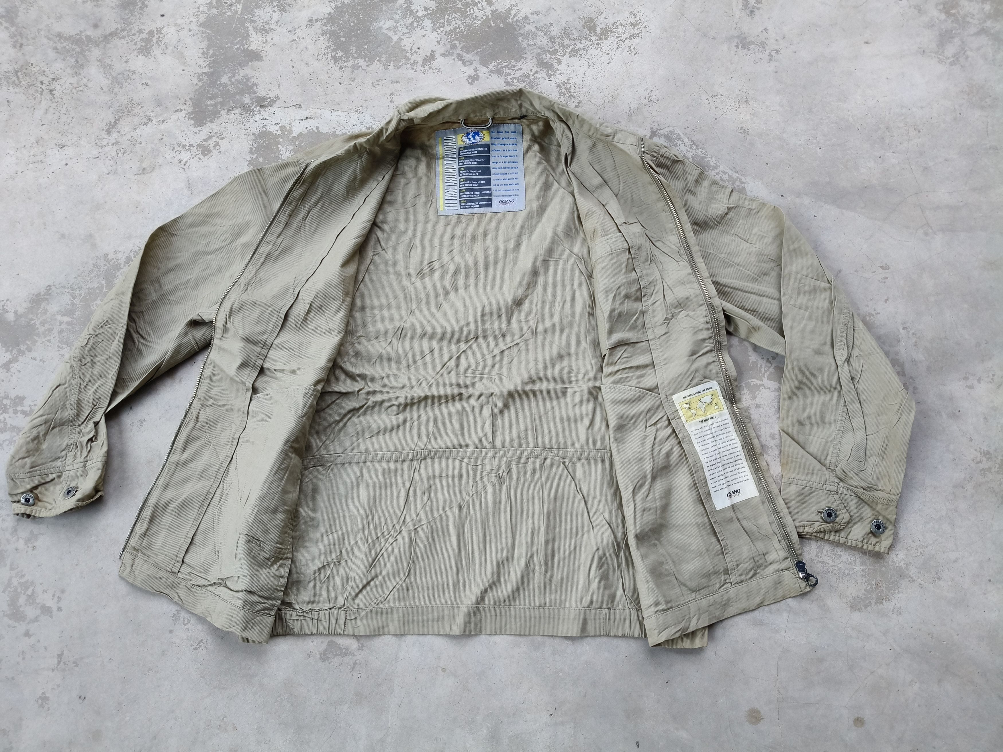 Japanese Brand OCEANO Zipper Jacket Size US M / EU 48-50 / 2 - 7 Thumbnail