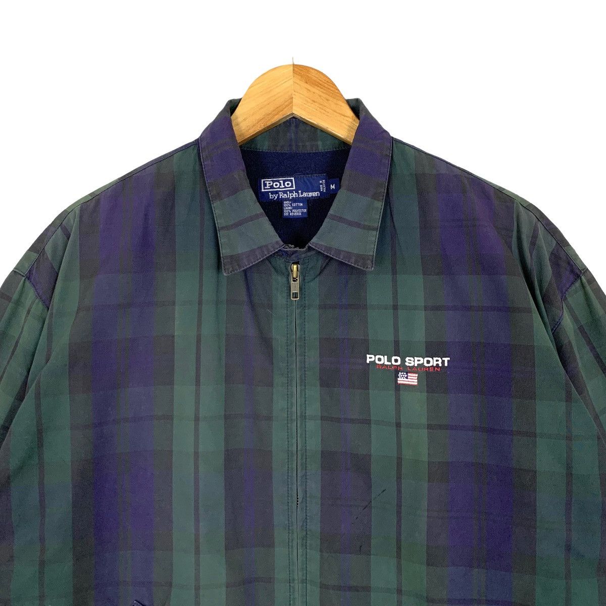 Vintage Polo by Ralph Lauren Plaid Full Zip Jacket
