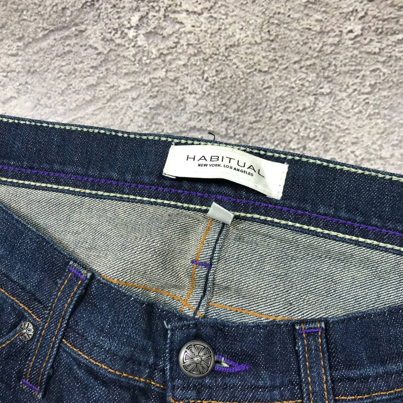 Vintage Vintage Y2K Distressed Flared Jeans Skate Grunge Cropped 31 Size 31" - 5 Thumbnail