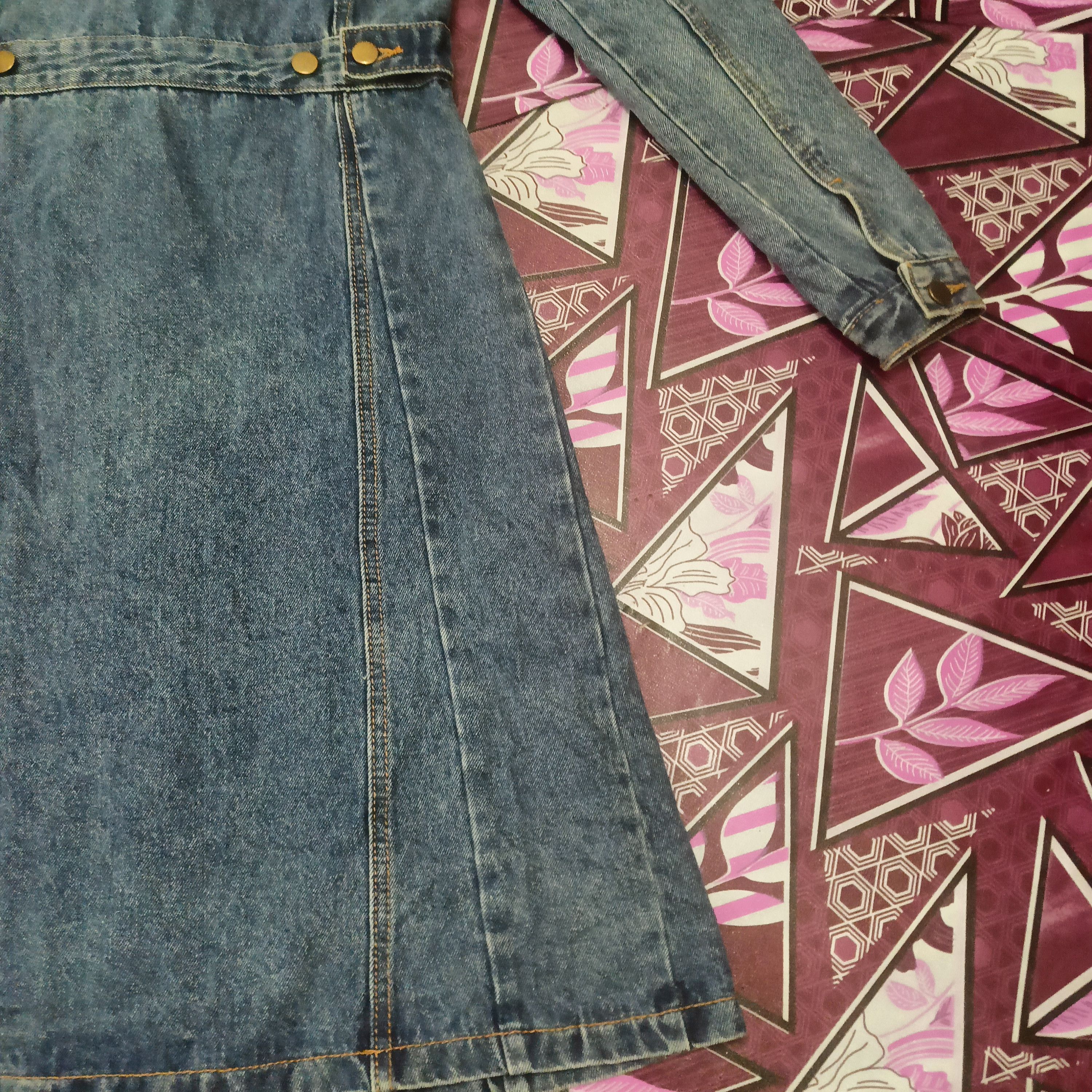 If Six Was Nine Garment Document Denim Long Jacket Button Size S / US 4 / IT 40 - 16 Thumbnail