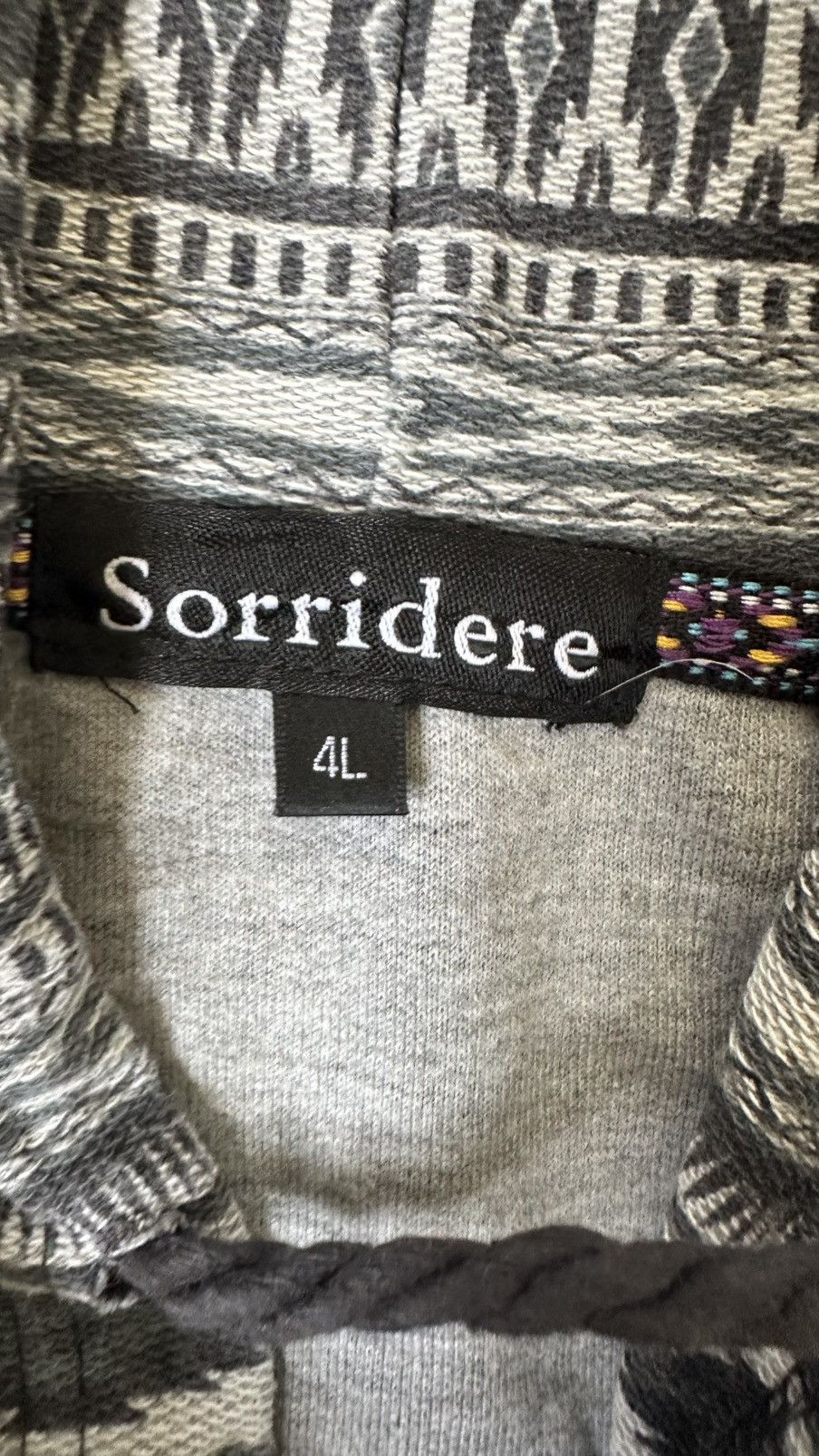 Japanese Brand SORRIDERE SHORT SLEEVE AZTEC HOODIE Size US M / EU 48-50 / 2 - 7 Thumbnail