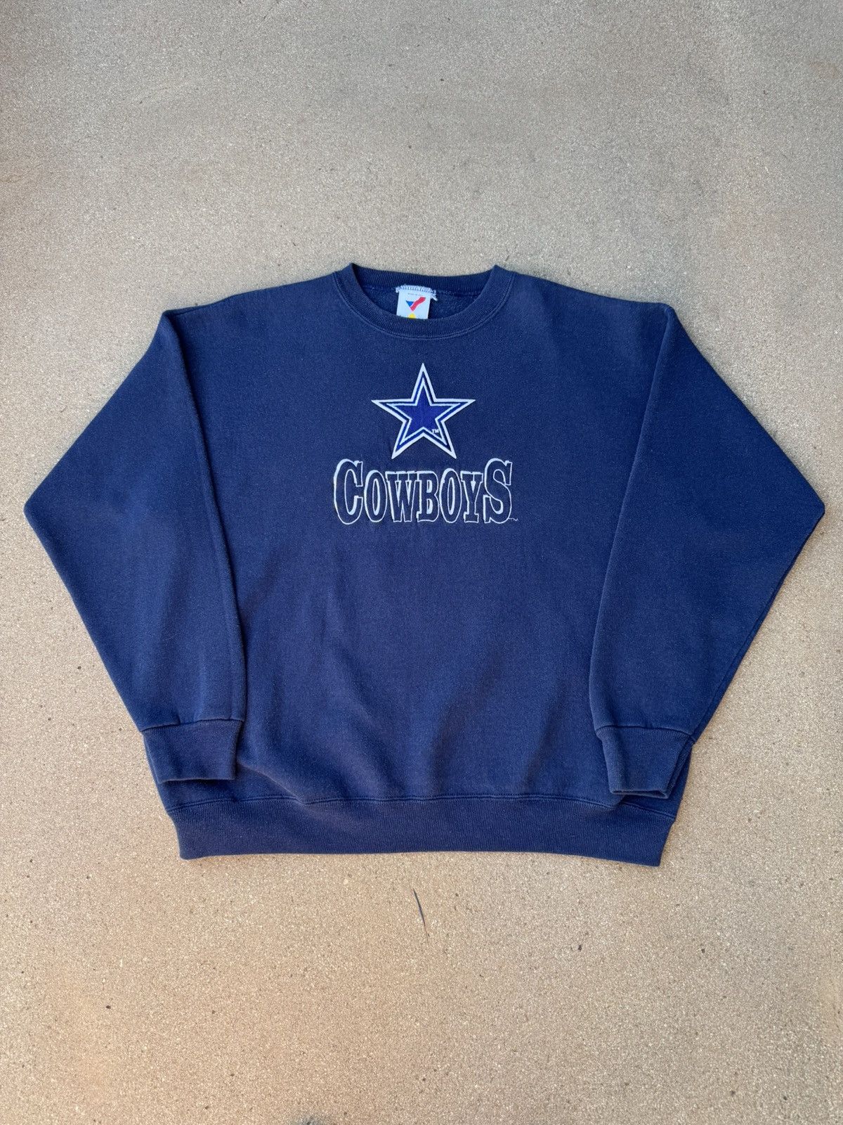 Vintage Vtg 90’s Dallas Cowboys NFL Embroidered Logo Sweatshirt XL Size US XL / EU 56 / 4 - 1 Thumbnail