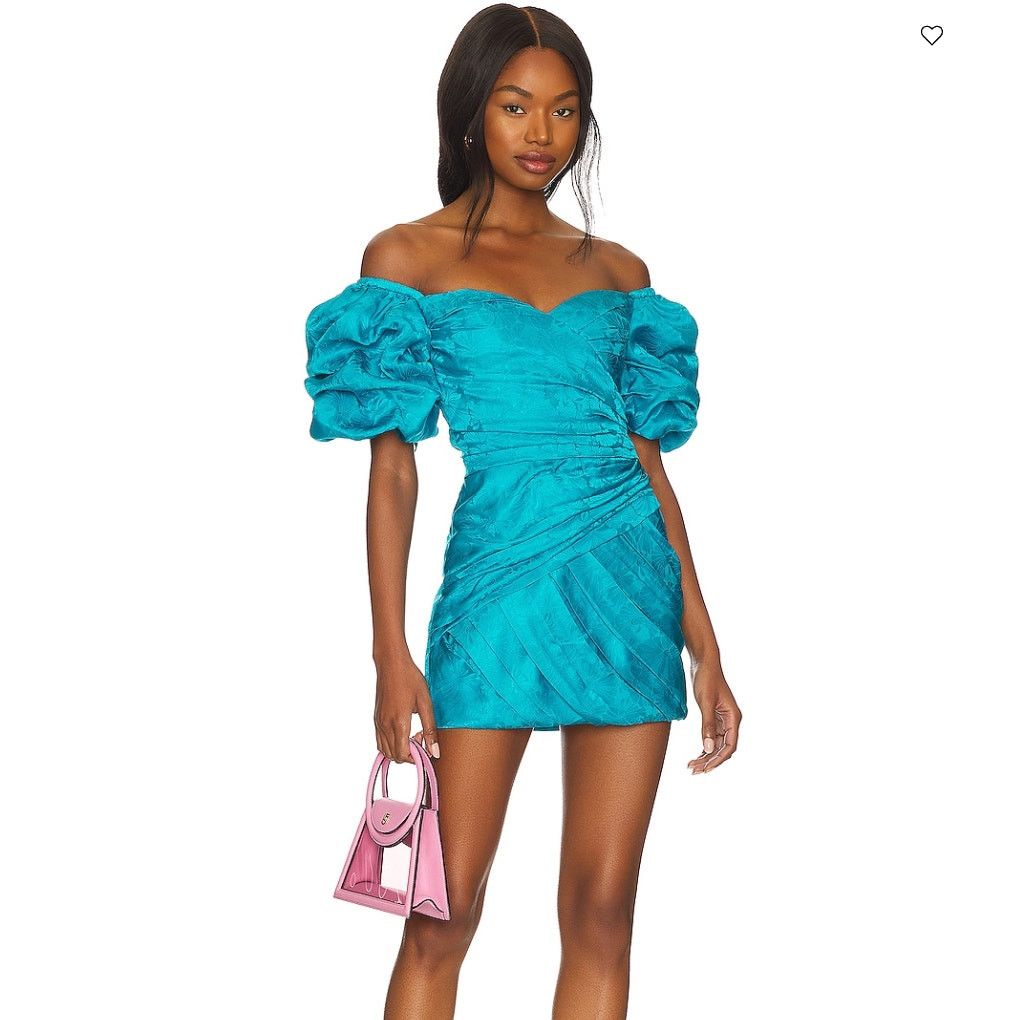 image of Ronny Kobo Dawson Dress in Blue, Women's (Size Large)