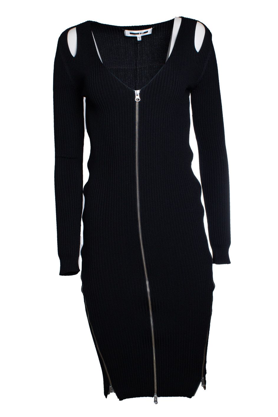 MCQ McQ, black knitted stretch dress Size XXS / US 00 / IT 34 - 1 Thumbnail