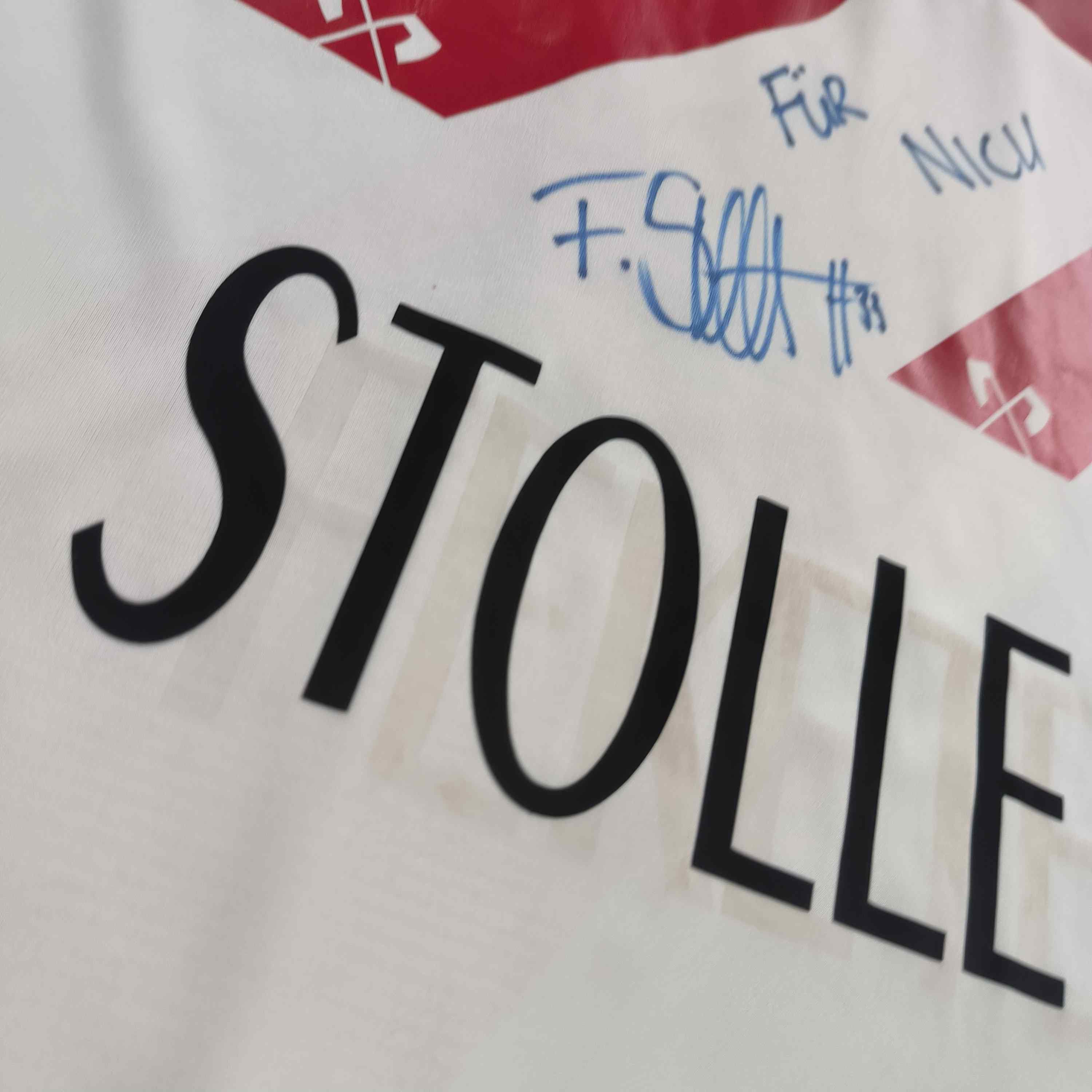 SIGNED FC Biel-Bienne 2015-16 home Stoller football jersey M