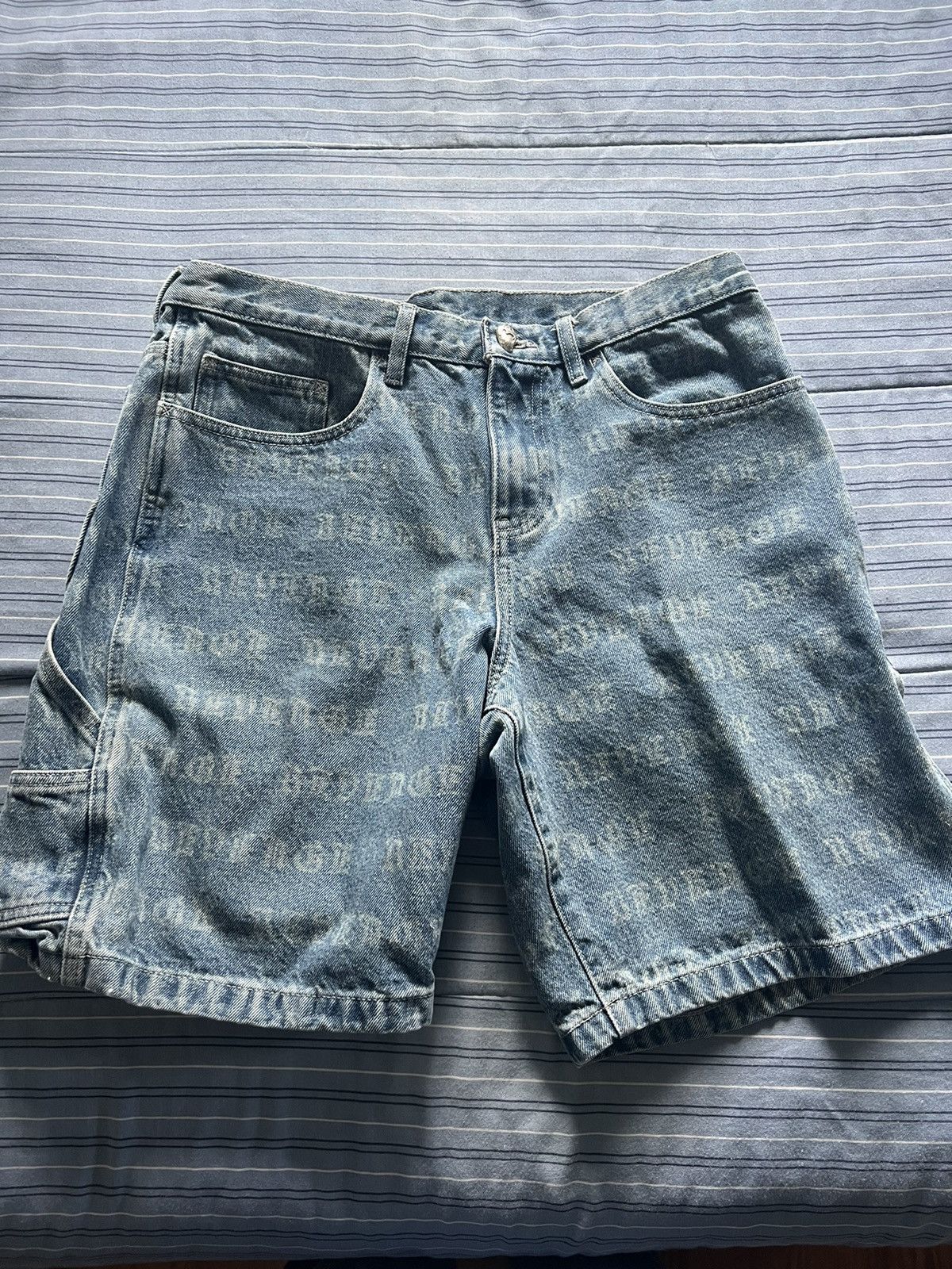 Revenge Revenge Denim Carpenter Shorts Size US 33 - 1 Thumbnail