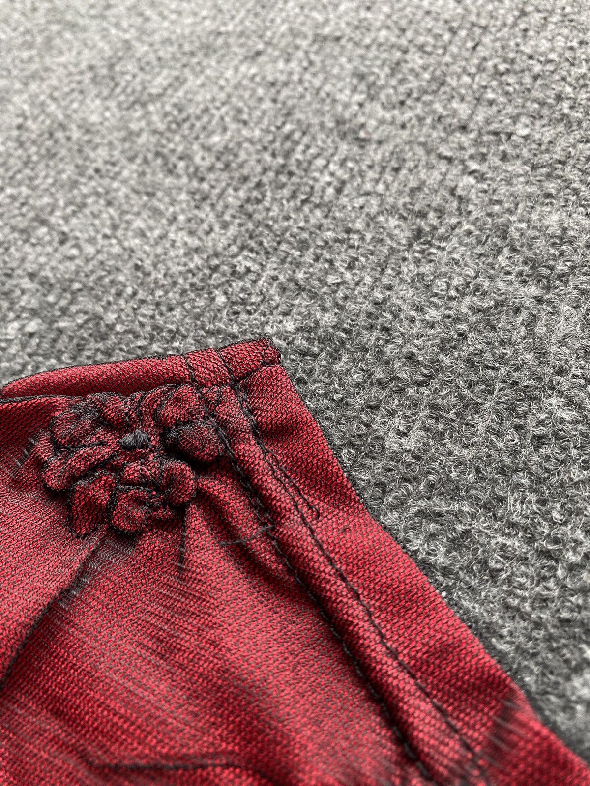 Adolfo Dominguez 🔥Designer Luxury Adolfo Dominguez Mesh Red blouse xs goth Size XS / US 0-2 / IT 36-38 - 10 Thumbnail