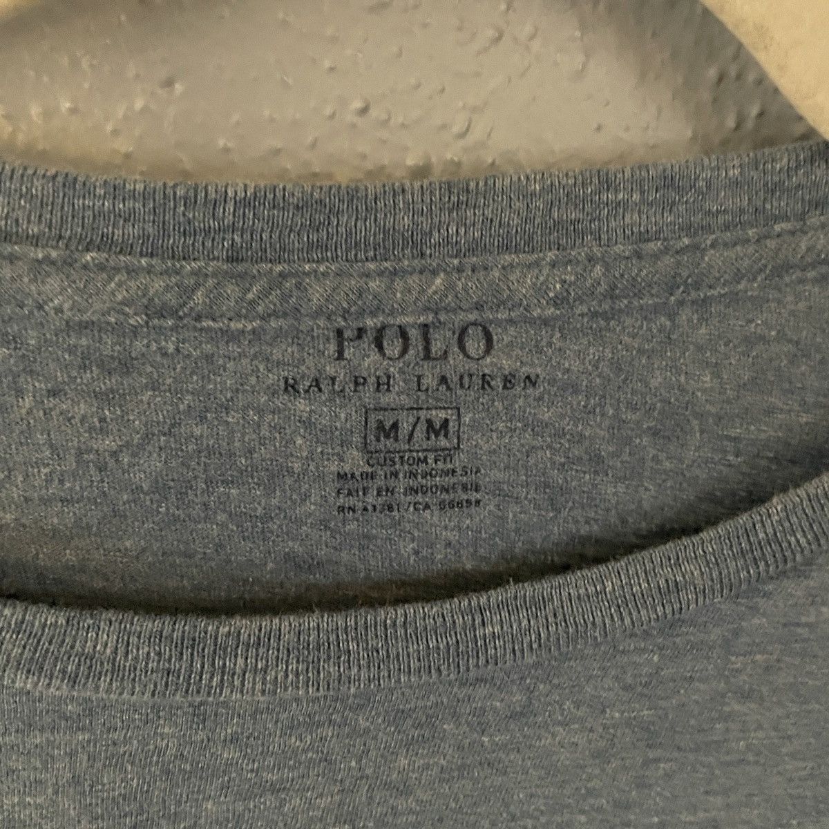 Polo Ralph Lauren × Vintage Ralph Lauren Polo Grey Blue Short Sleeve Shirt Men’s Size M Size US M / EU 48-50 / 2 - 4 Thumbnail