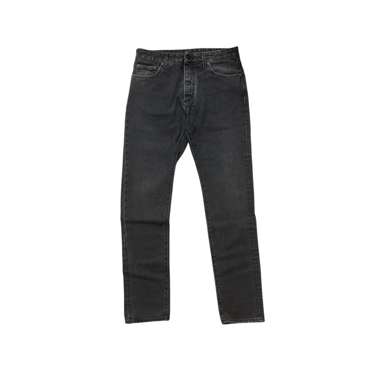 Palm Angels New Palm Angels Curved Logo Straight Jeans Size 30 Size US 30 / EU 46 - 2 Thumbnail