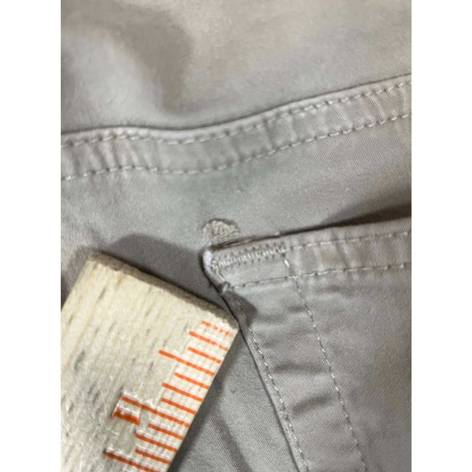 Vintage VINTAGE AG Adriano Goldschmied The Tellis Jeans Beige 34x30 Men Slim Straight Cotton Spandex USA N/A Size US 34 / EU 50 - 7 Thumbnail