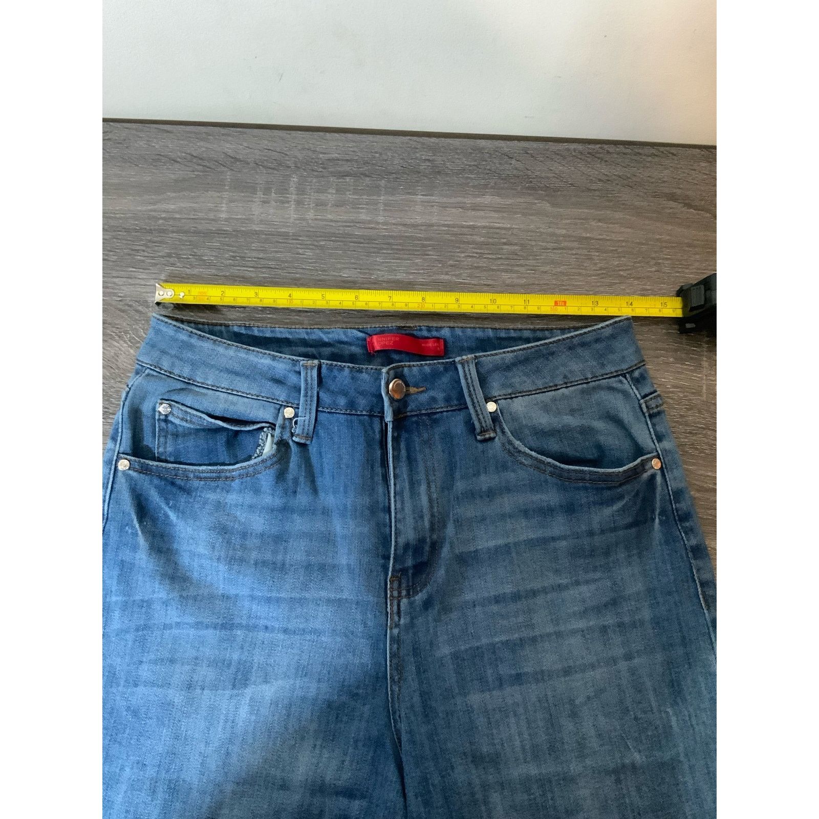Jennifer Lopez Jennifer Lopez Wide Leg Denim Pants Jeans Women’s 8 USED Size 30" / US 8 / IT 44 - 5 Thumbnail