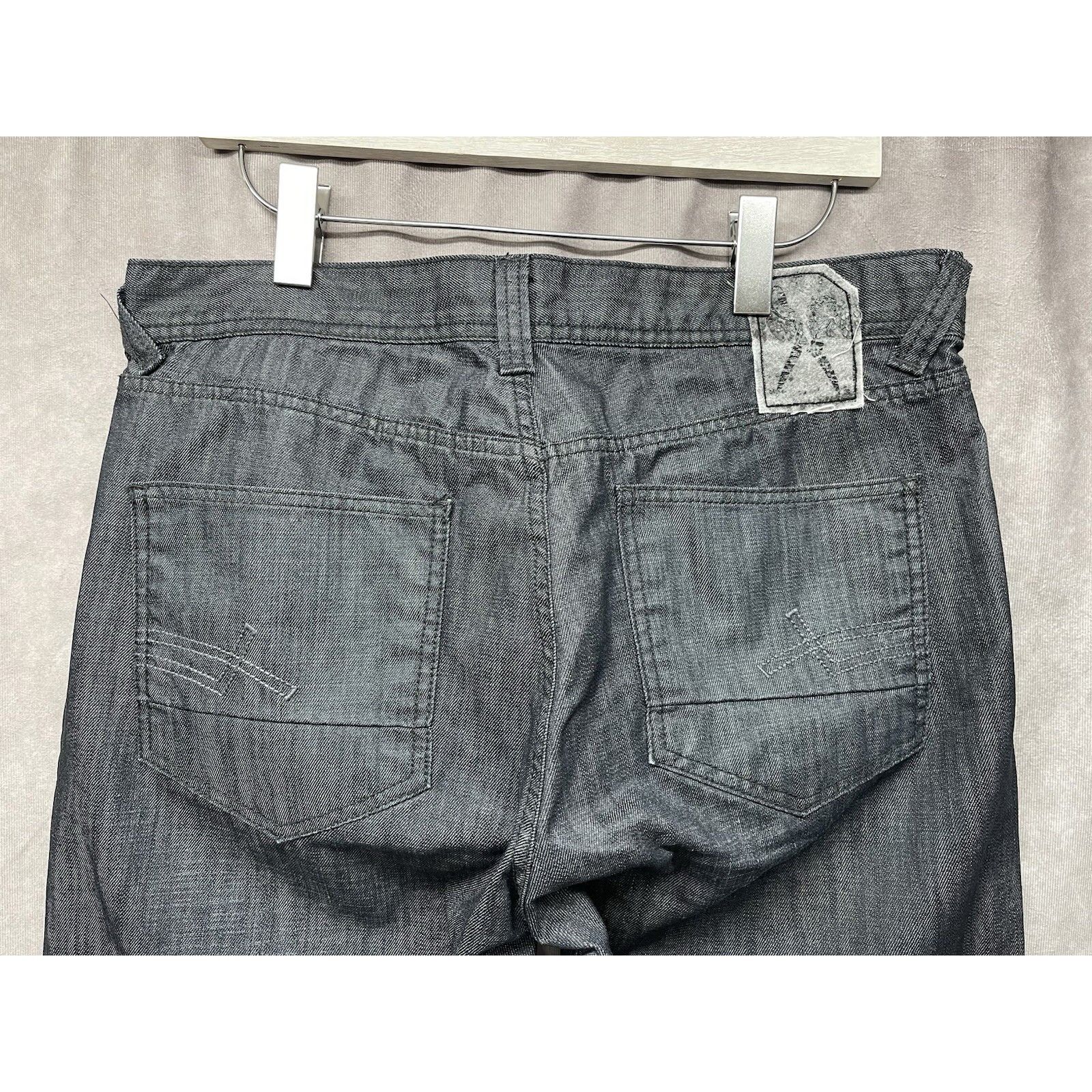 Ecko Unltd. Vintage Y2K Marc Ecko Cut Sew Dark Wax Wash Loose Baggy Jean Size US 36 / EU 52 - 7 Thumbnail