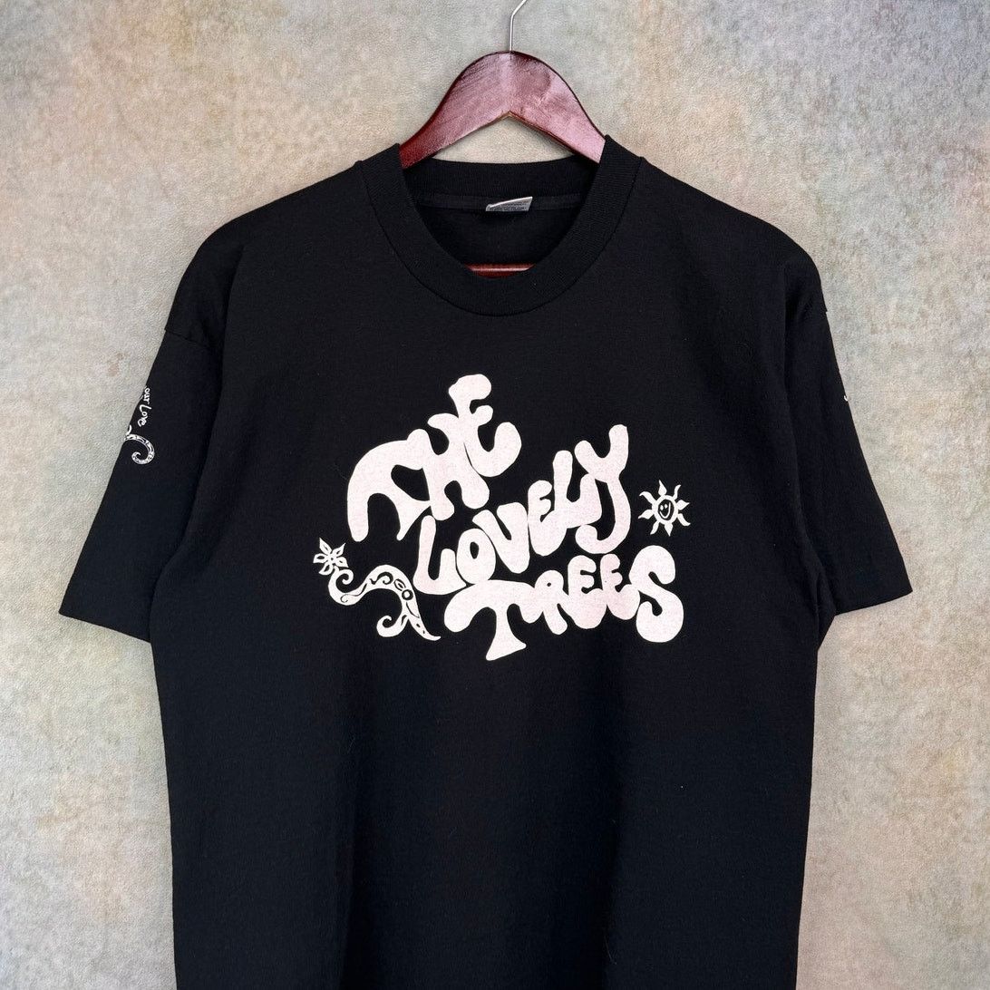 Vintage VTG 90s The Lovely Trees 'Everybody Get Your Love' Band Tee Size US XL / EU 56 / 4 - 1 Thumbnail