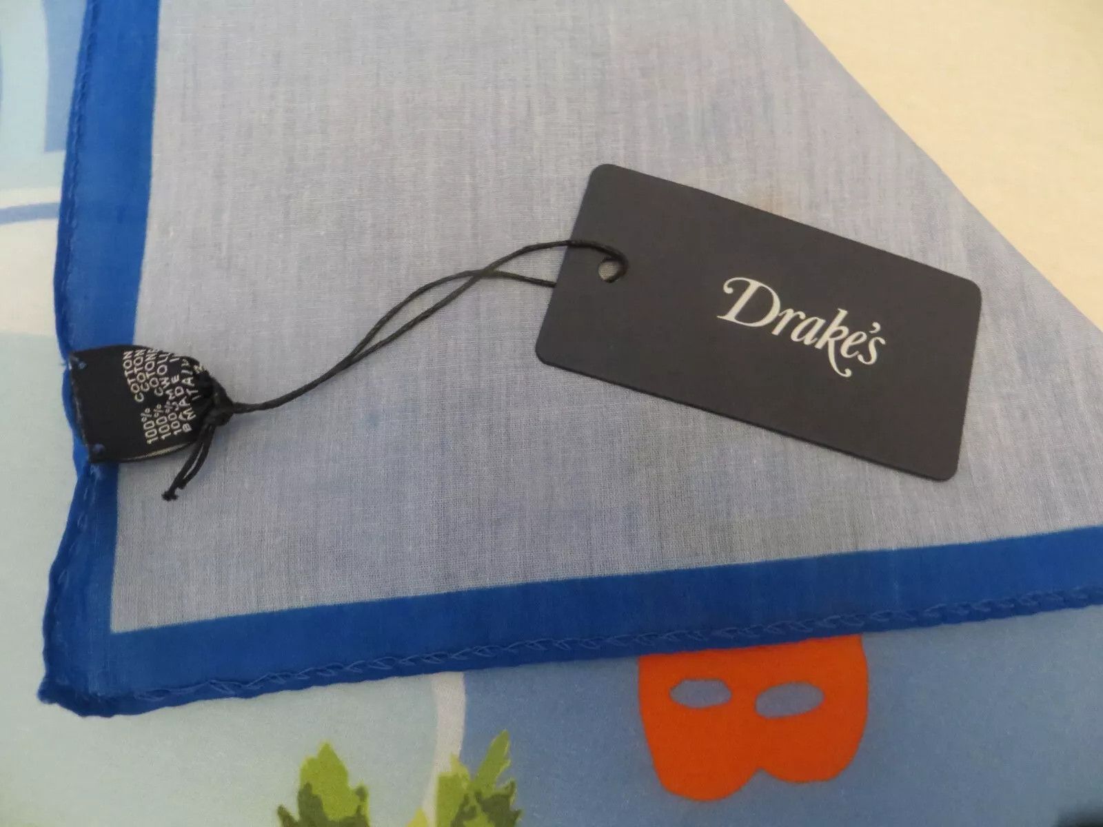 Drake's SEATOWN BANDANA SCARF Size ONE SIZE - 2 Thumbnail
