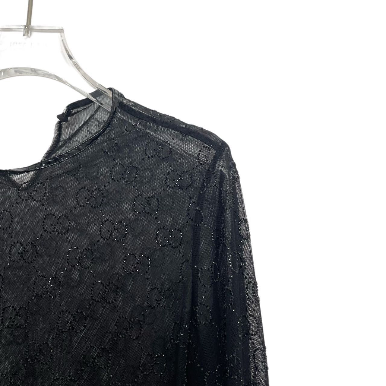 Gucci Gucci Rhinestone Lace Mesh Dress K26WX Size M / US 6-8 / IT 42-44 - 3 Thumbnail
