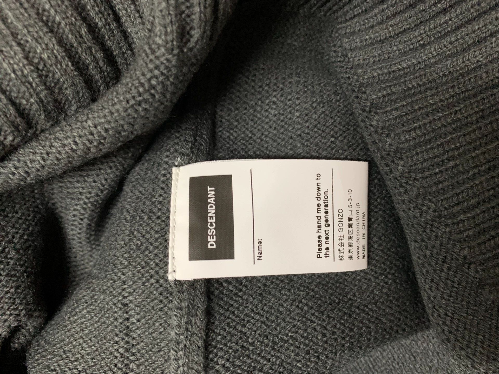 Descendant DCDT STRAND MOCK whale gray crew men's 23AW size 4 Size US XL / EU 56 / 4 - 7 Thumbnail