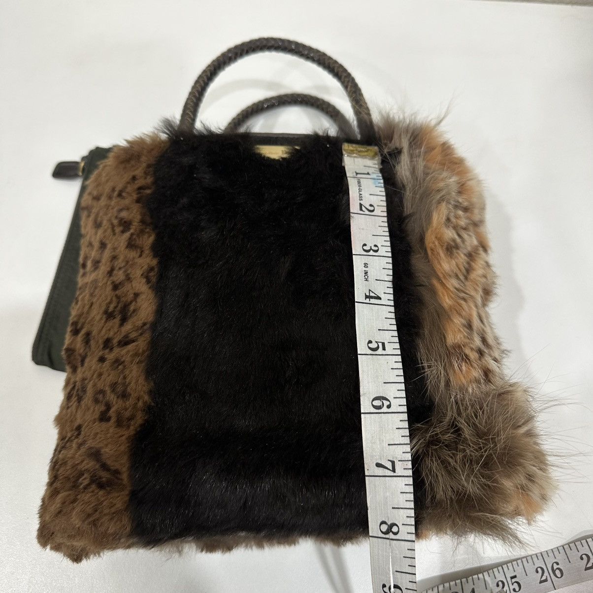 Christian Dior Monsieur ‼️YES‼️ CHRISTIAN DIOR BROWN MULI-FUR ANIMAL PRINT LETAHER BAG Size ONE SIZE - 12 Thumbnail
