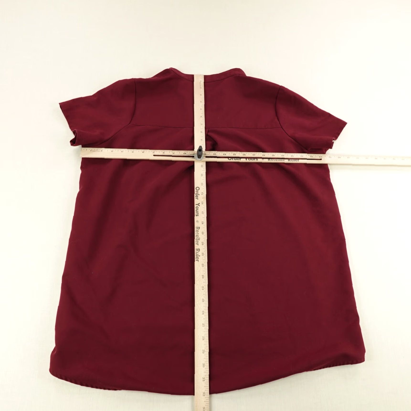Vintage Figs Scrub Top Womens XL Red Octavia Maternity Shirt Nurse Medical Technical Size XL / US 12-14 / IT 48-50 - 5 Thumbnail