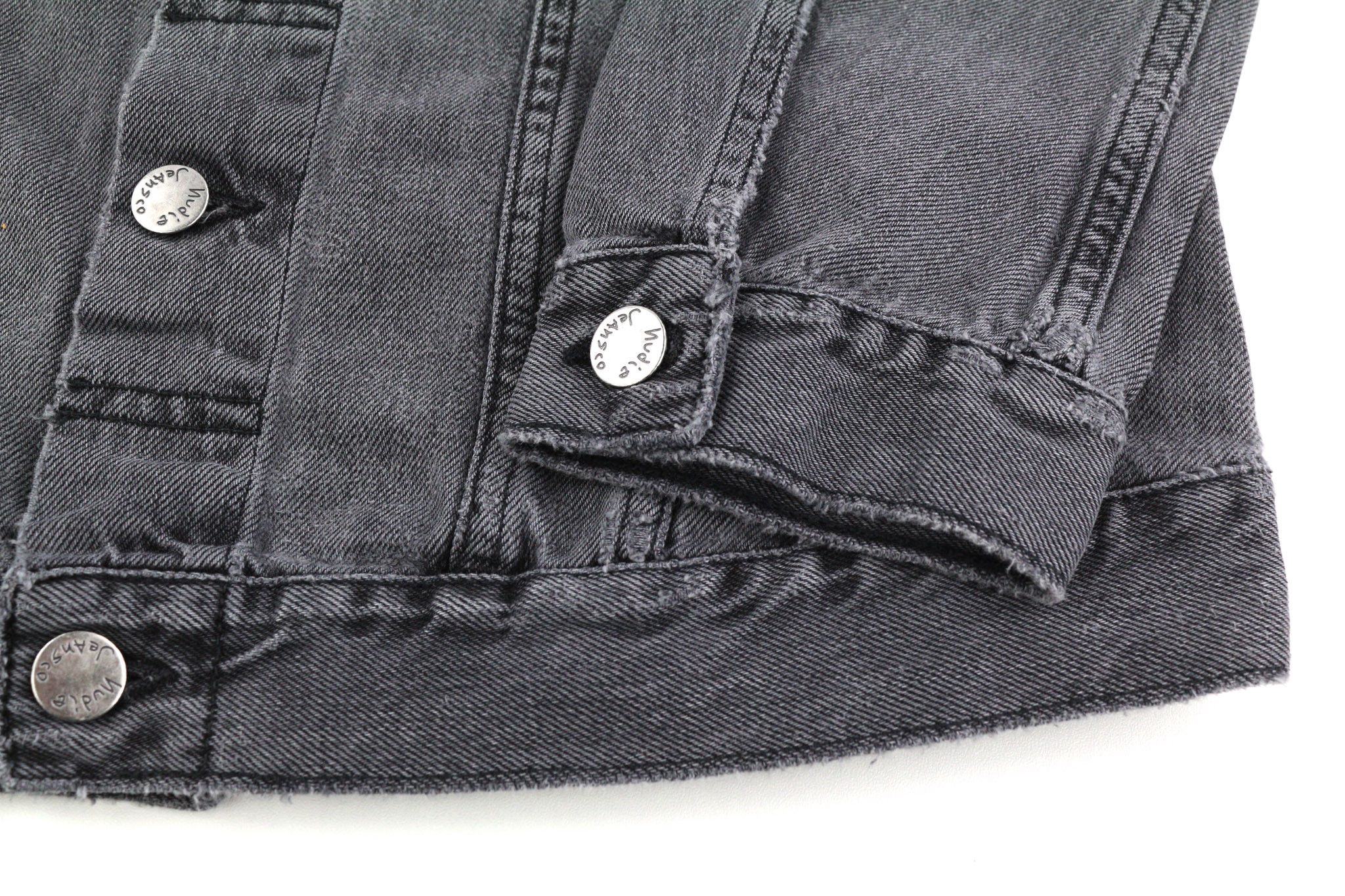 Nudie Jeans BILLY S Desolation Grey Polo Patch Pocket Jacket 82468 Size US S / EU 44-46 / 1 - 5 Thumbnail