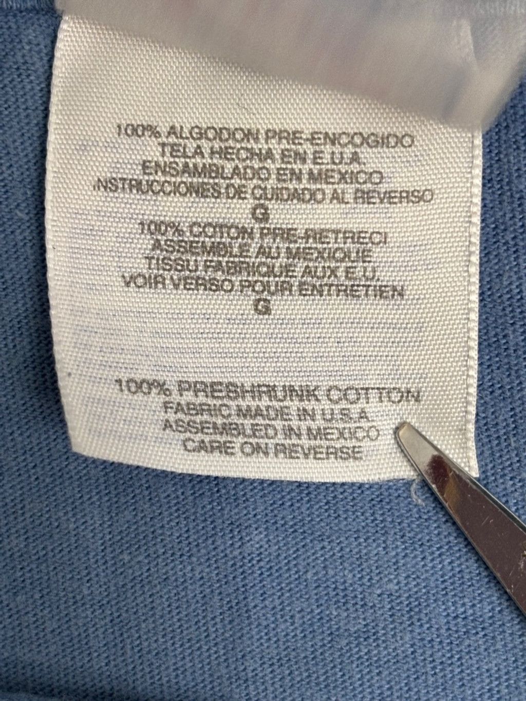 Hanes Men's Vintage 1996 Single Stitch Jose Cuervo T-Shirt Blue L Size US L / EU 52-54 / 3 - 9 Thumbnail