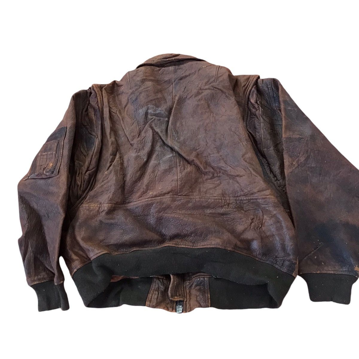 Other Vintage 70s military Leather Jacket Size US M / EU 48-50 / 2 - 7 Thumbnail