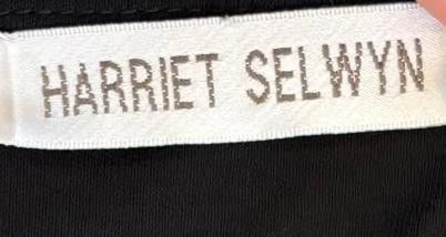 Designer Harriet Selwyn Navy Skirt With Slit Size 19" W Size 36" / US 14 / IT 50 - 3 Thumbnail