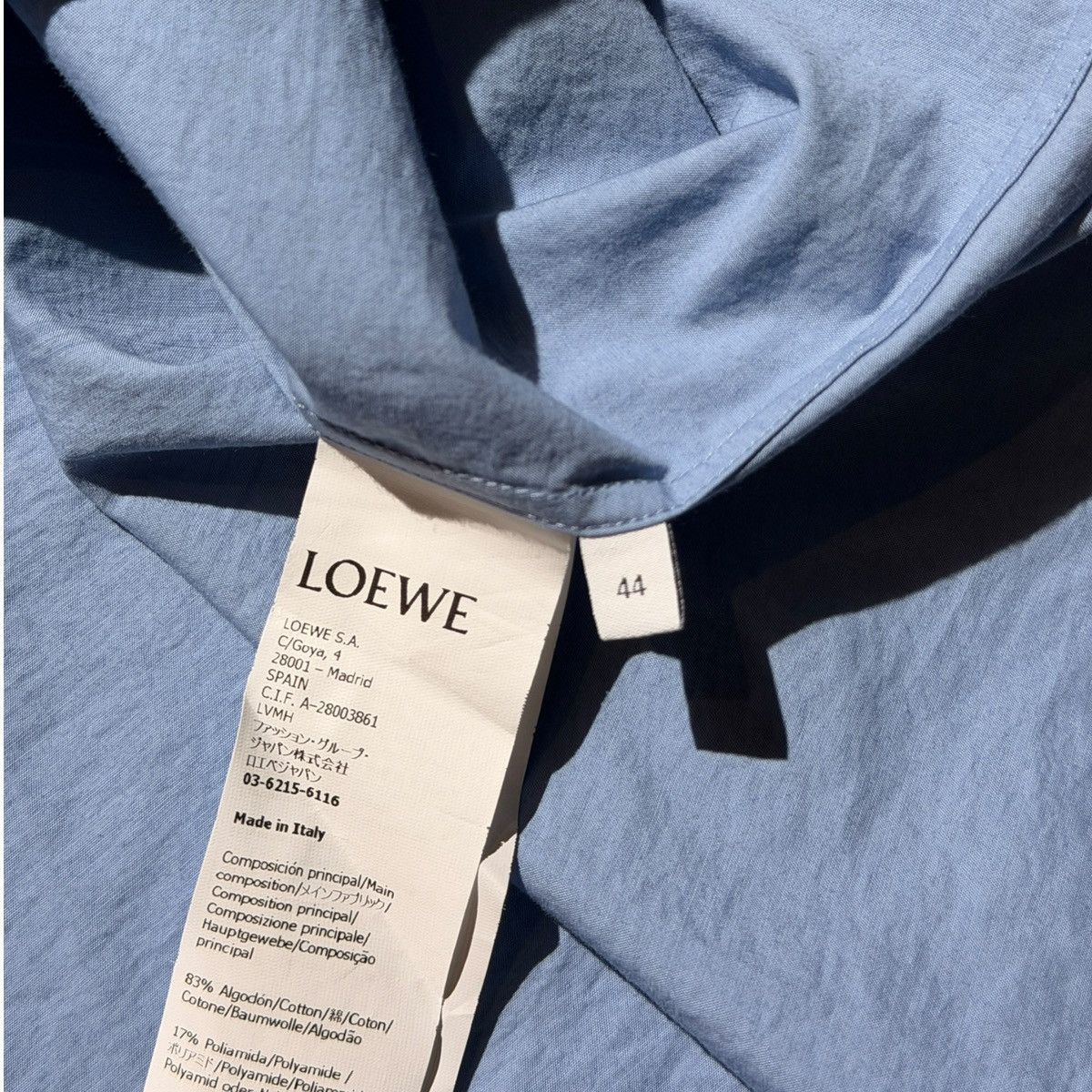 Loewe $900 layered trompe l’oeil shirt Size US L / EU 52-54 / 3 - 3 Thumbnail