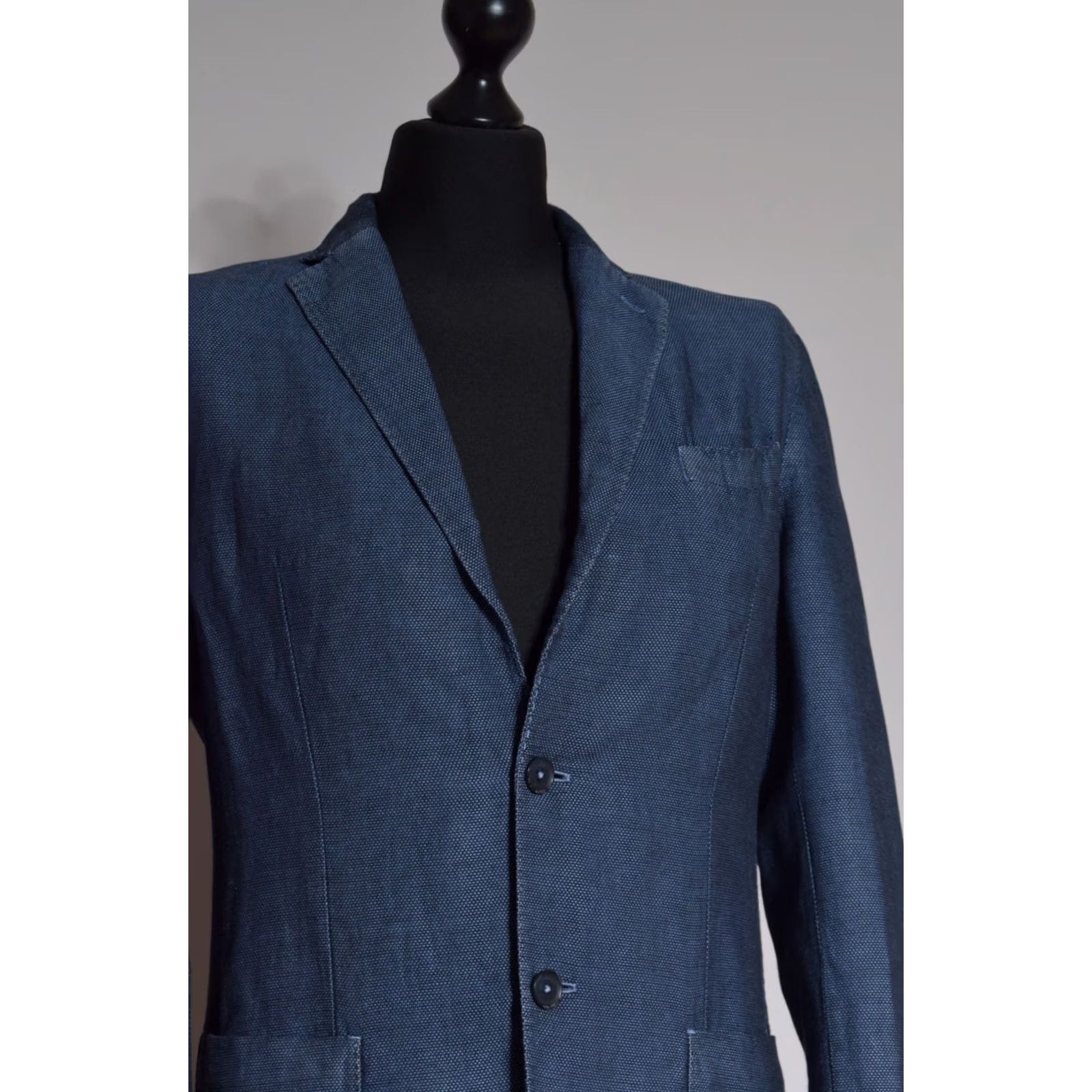 Vintage Boggi Milano Blazer Shirt Blazer? Size 46R - 2 Thumbnail
