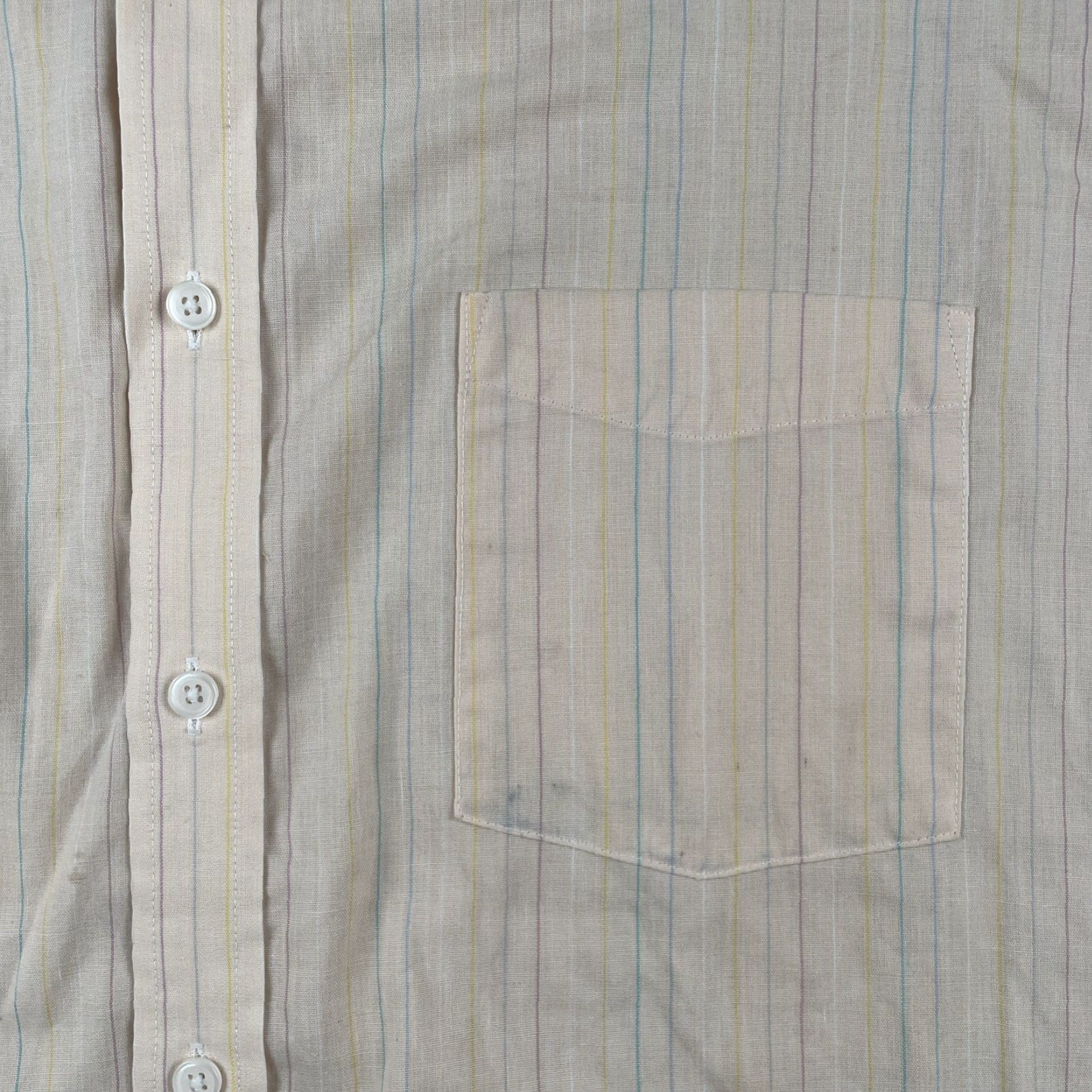 Vintage VINTAGE Stratum Perma Prest Long Sleeve Button Up Shirt 15.5 Large Made In USA Size US L / EU 52-54 / 3 - 6 Thumbnail
