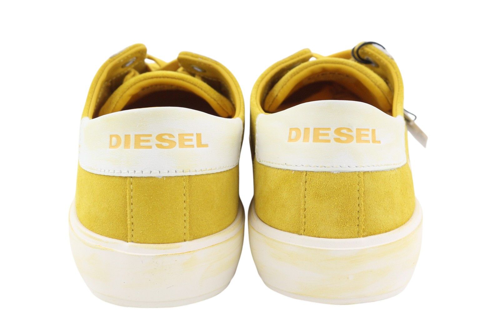 Diesel S-Mydori LC Men Sneakers EU44.5 Yellow Suede Leather 41131 Size US 11.5 / EU 44-45 - 8 Thumbnail