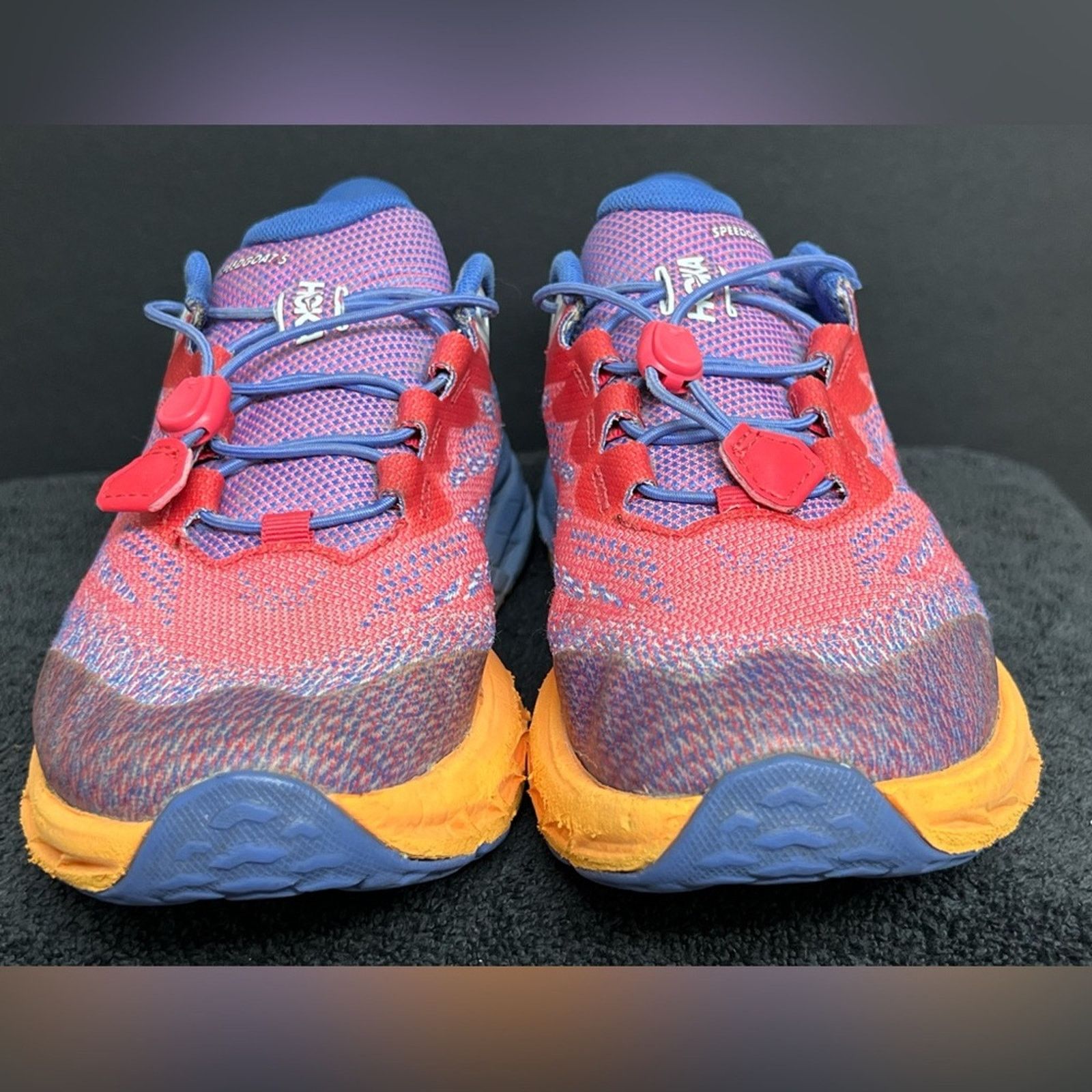 Hoka Hoka One One SpeedGoat 5 Blue Coral Camellia Women Sz 8 6.5Y Size US 8 / IT 38 - 5 Thumbnail