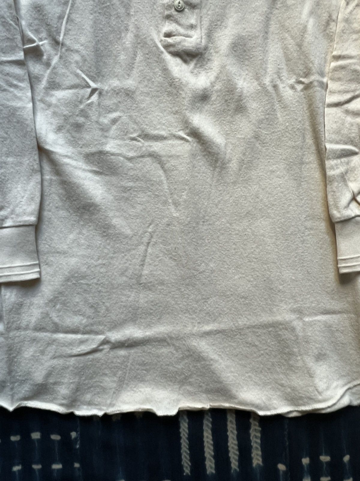 Japanese Brand Attractions Japan Henry Neck Long Sleeve Tee 10oz Size US L / EU 52-54 / 3 - 4 Thumbnail