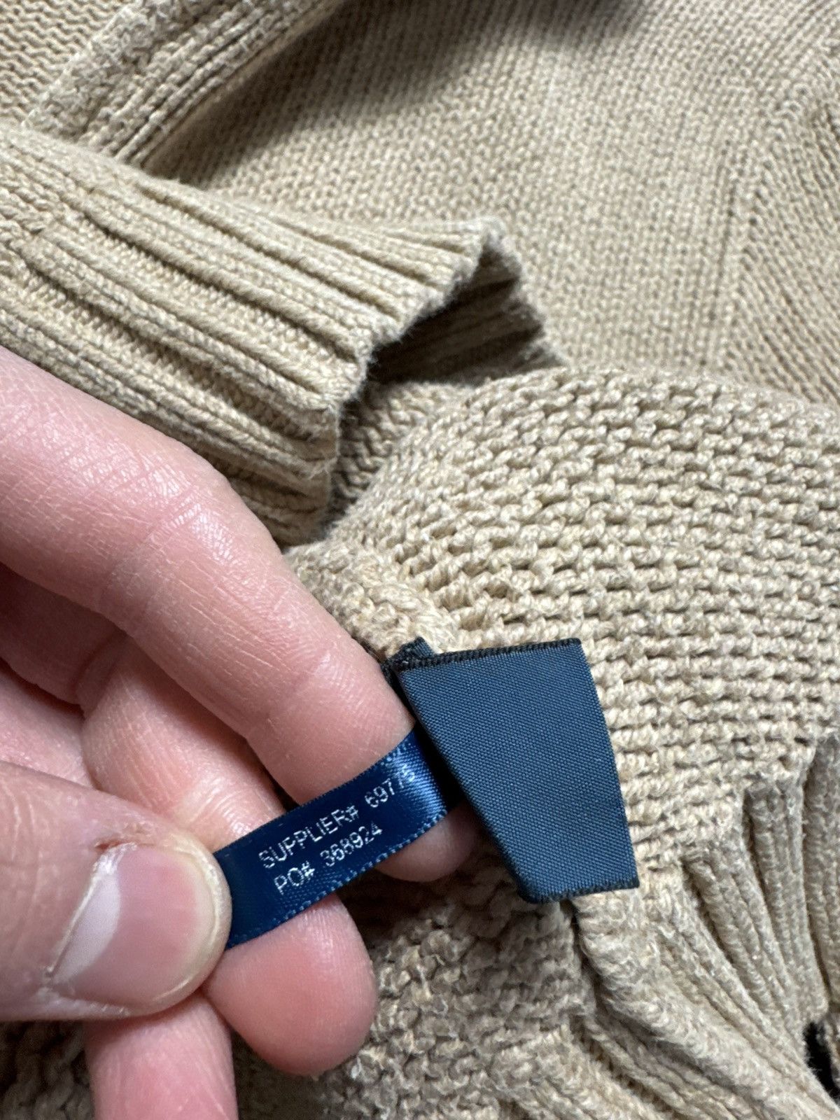Polo Ralph Lauren Polo Ralph Lauren Knitted 1/4 Zip Beige Vintage Sweater Size US S / EU 44-46 / 1 - 8 Thumbnail