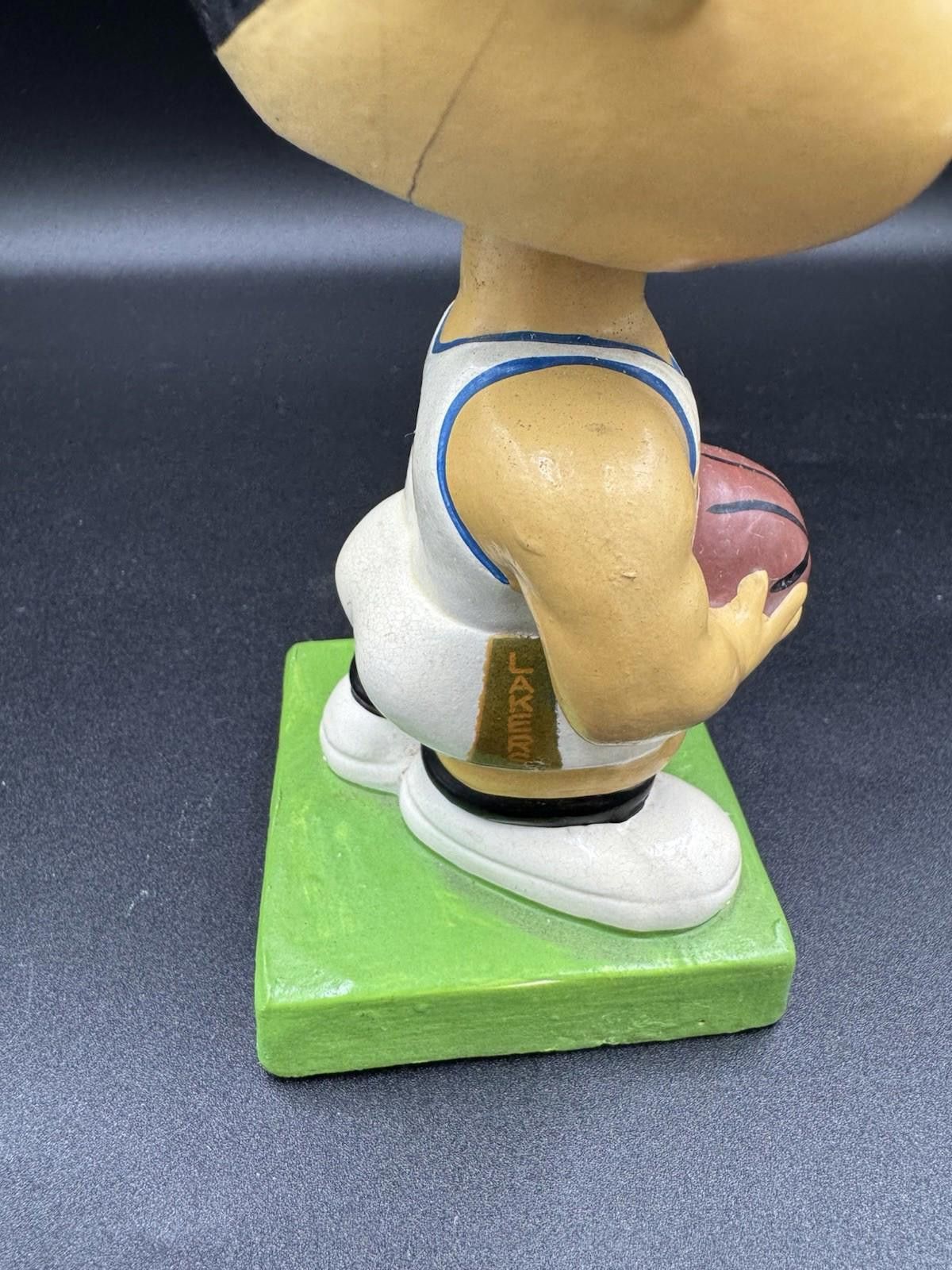 Designer 1960 Bobblehead Nodder Los Angeles Lakers Green Square Base Size ONE SIZE - 9 Thumbnail