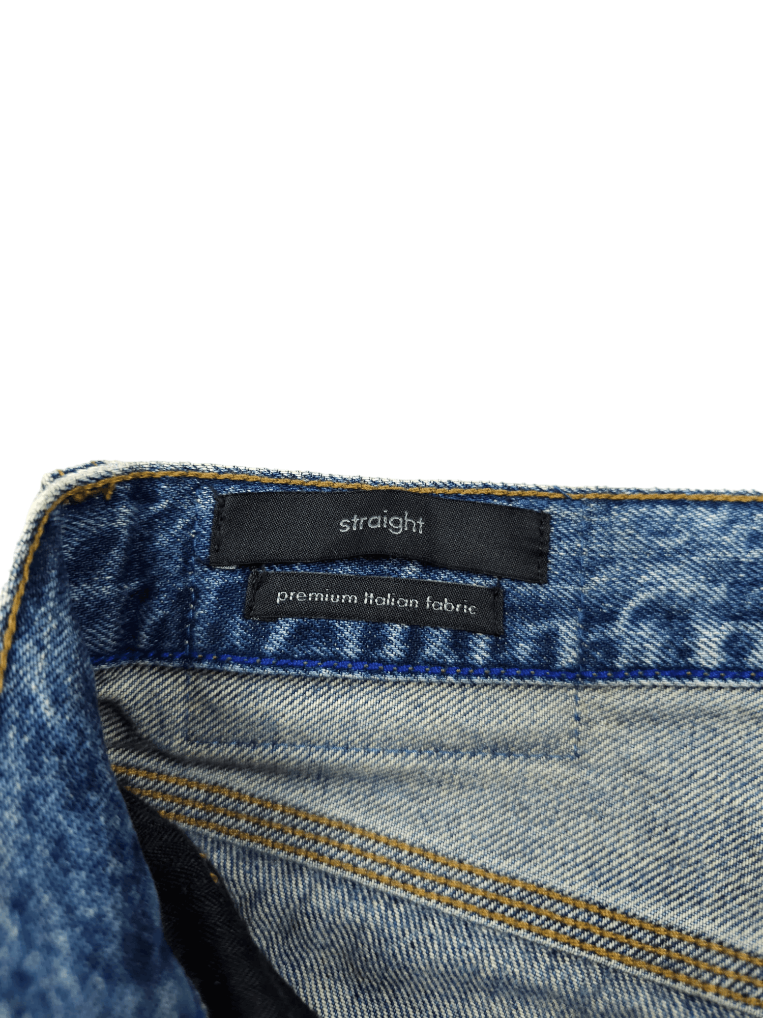 Calvin Klein × Japanese Brand 💎 Size 33/34 Calvin Klein Distressed Ripped Straight Jeans Size US 33 - 17 Thumbnail