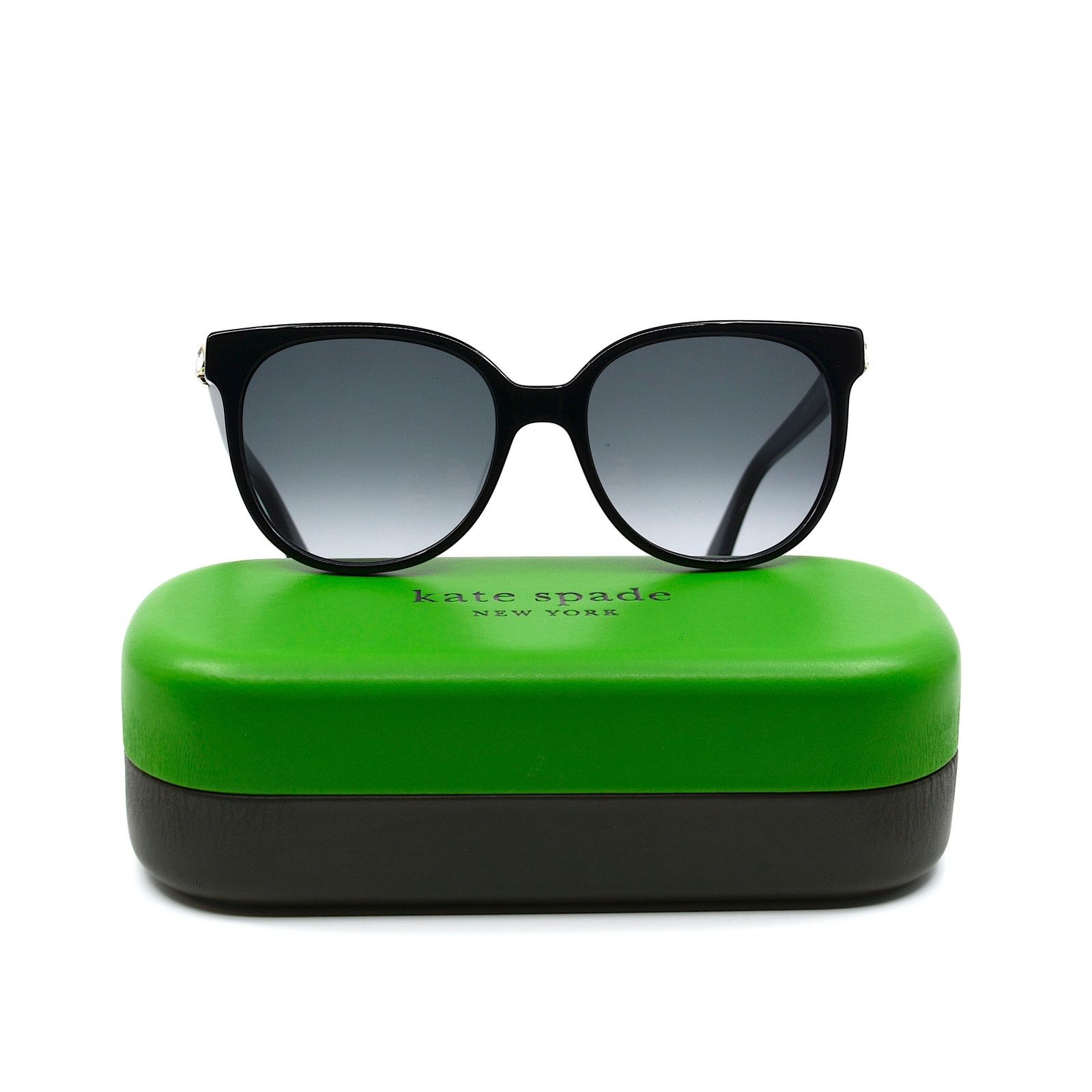 Kate Spade NEW KATE SPADE GERALYN/S 807 BLACK GREY AUTHENTIC SUNGLASSES Size ONE SIZE - 9 Thumbnail